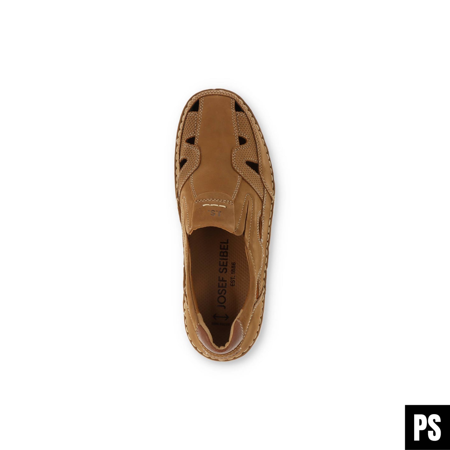 Josef Seibel Anvers 77 Nubuk Kombi Brazil Herrenschuh Slipper