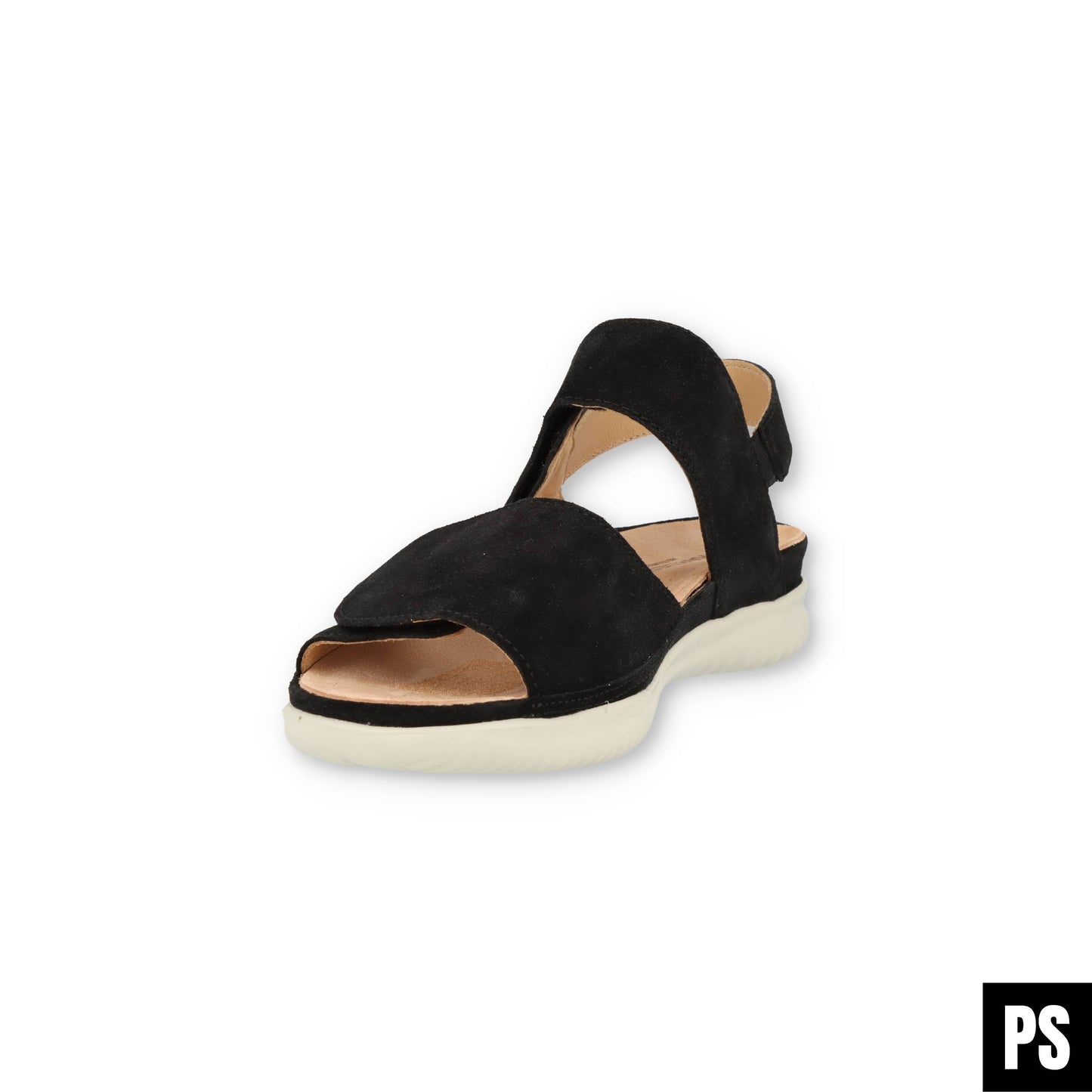 Hartjes Breeze Sandale Black Damen Wechselfußbett nachhaltig produziert