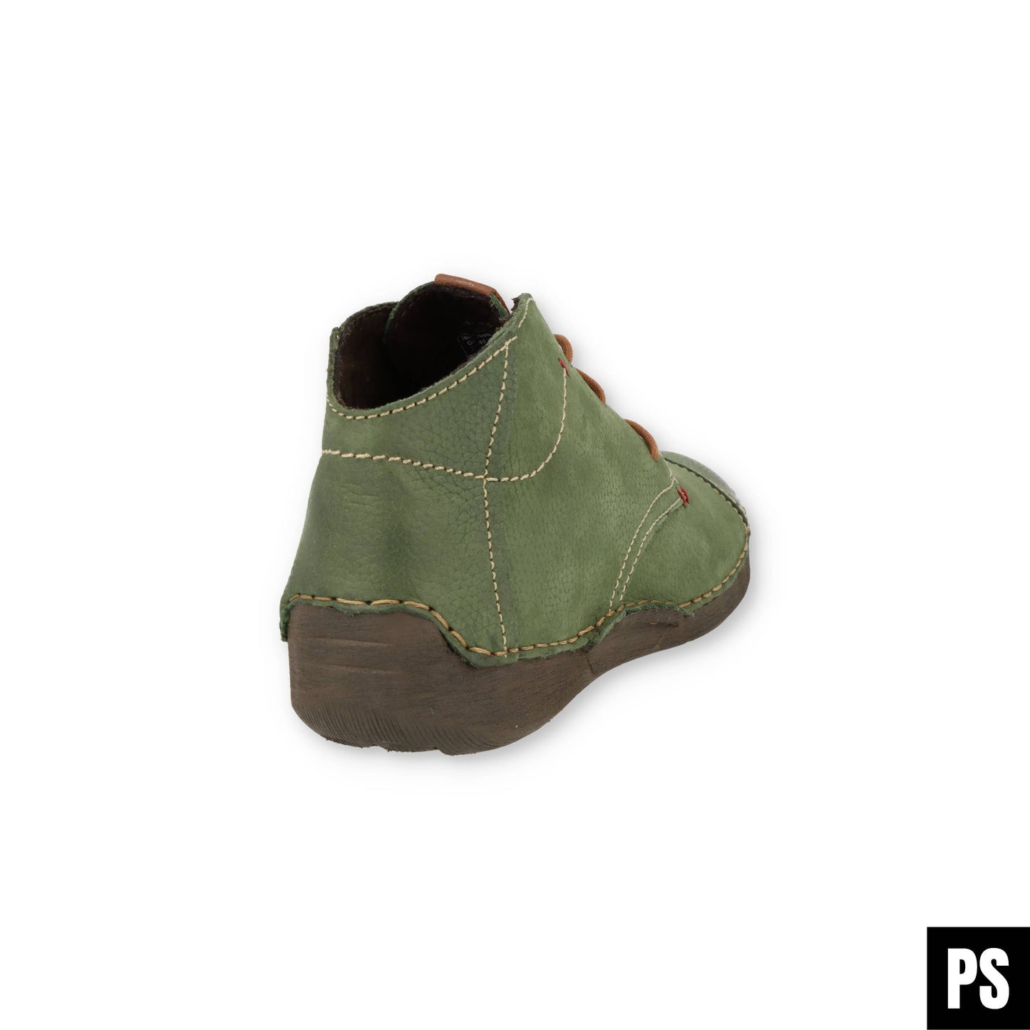 Josef Seibel Fergey 18 grün Damenstiefel Schnürschuh Wechselfußbett