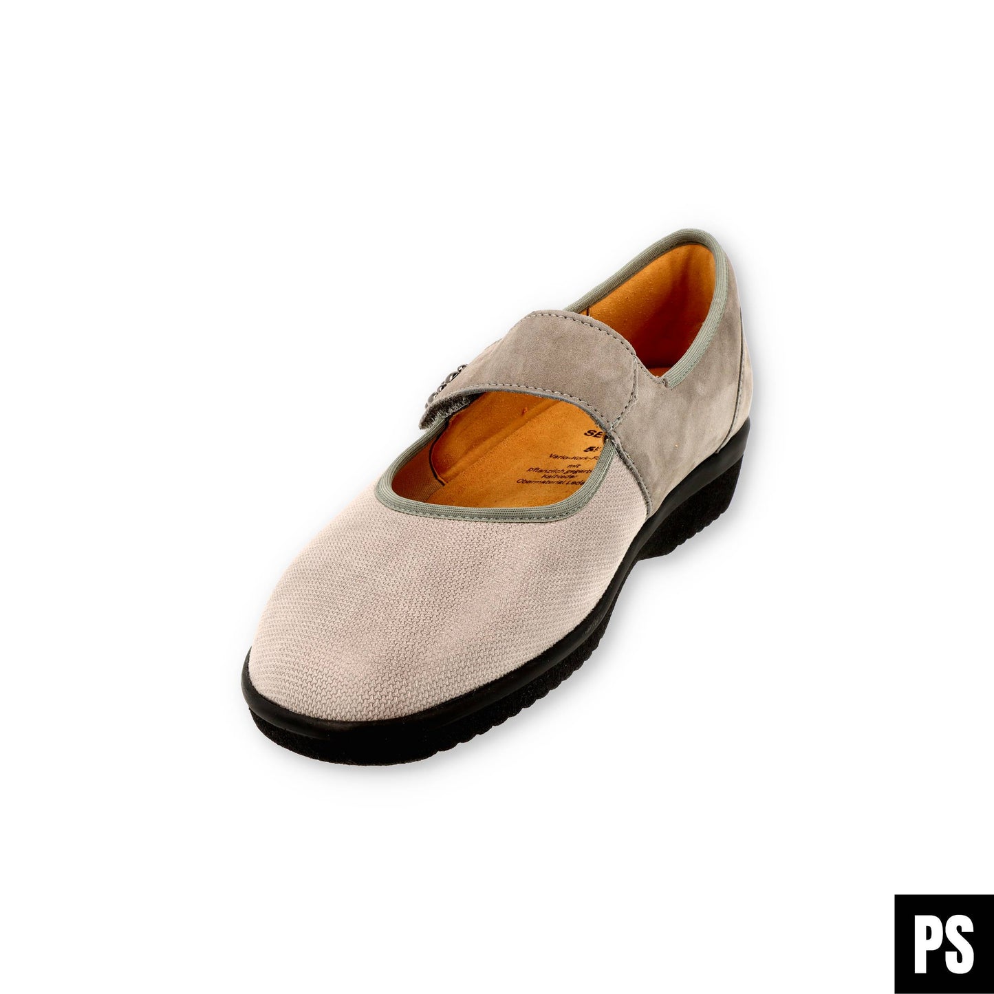 Ganter Damenschuh Sensitiv Stretch Ballerina graphit Inge