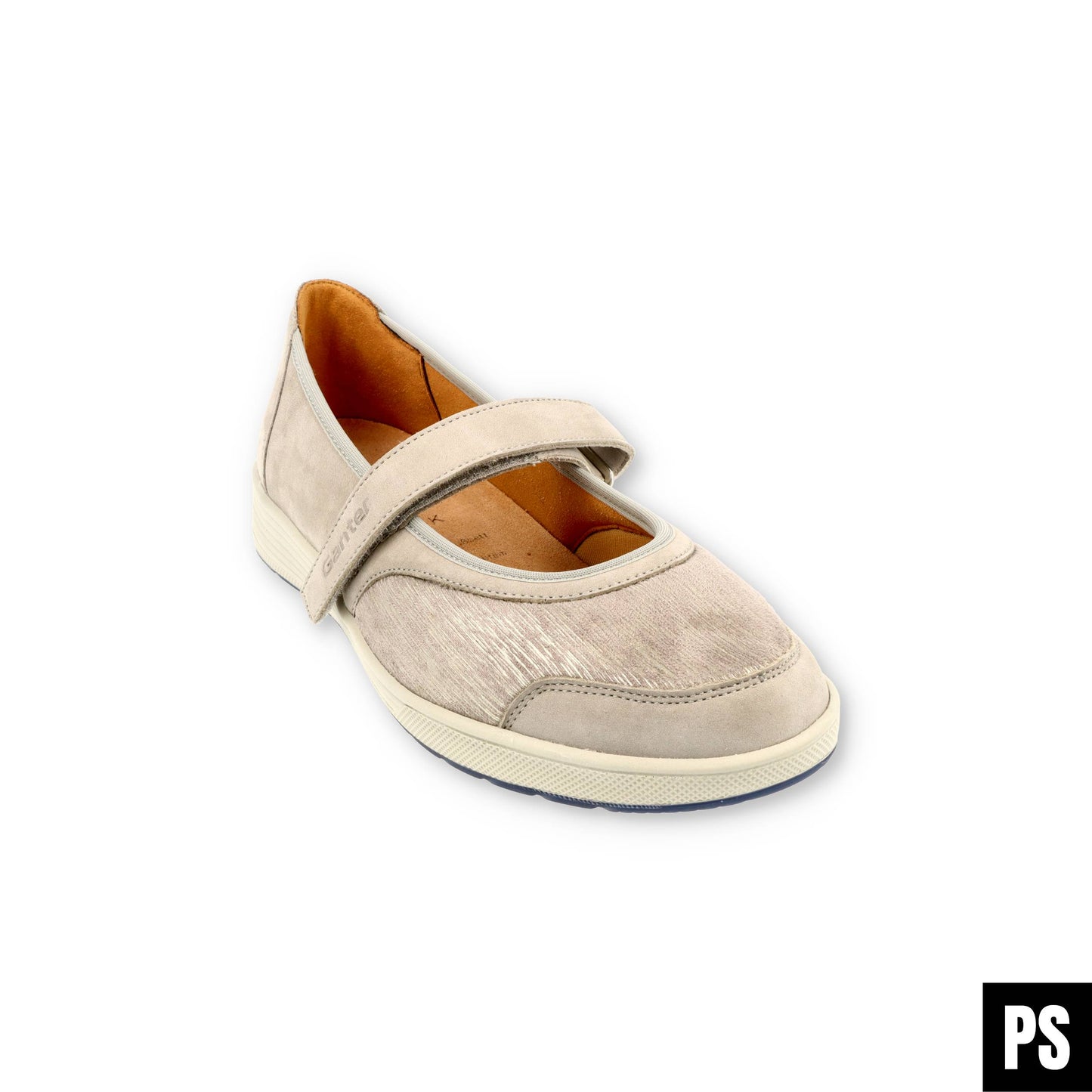 Ganter Klara lightgrey Nubuck Stretch Sensitiv Damenschuh