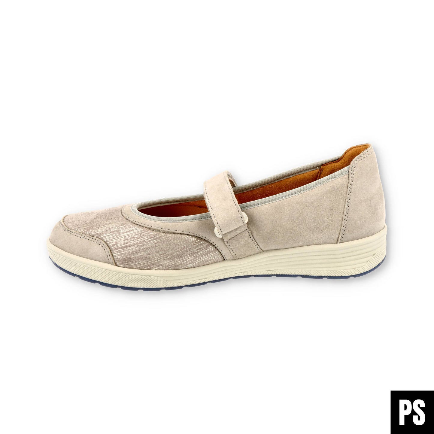 Ganter Klara lightgrey Nubuck Stretch Sensitiv Damenschuh