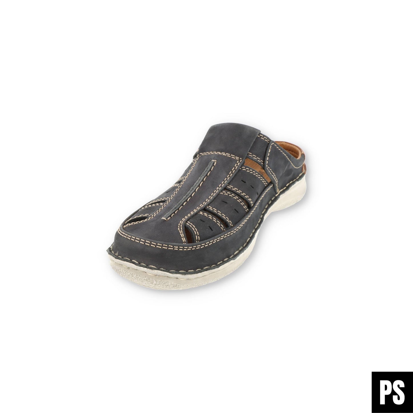 Josef Seibel Anvers 76 Indigo Kombi Herrenschuhe Pantolette