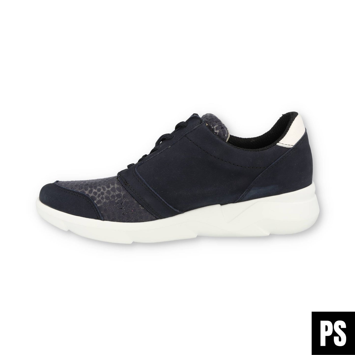 Waldläufer K-Funky Denver Stretch Marine Weiss Damen Halbschuh