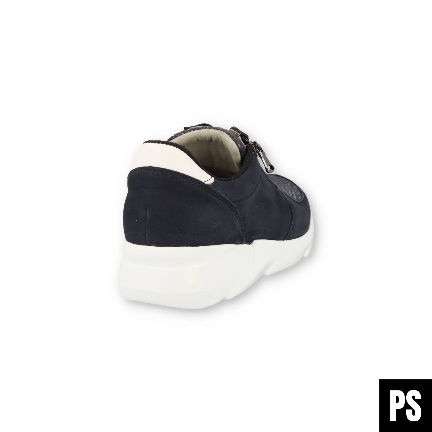 Waldläufer K-Funky Denver Stretch Marine Weiss Damen Halbschuh
