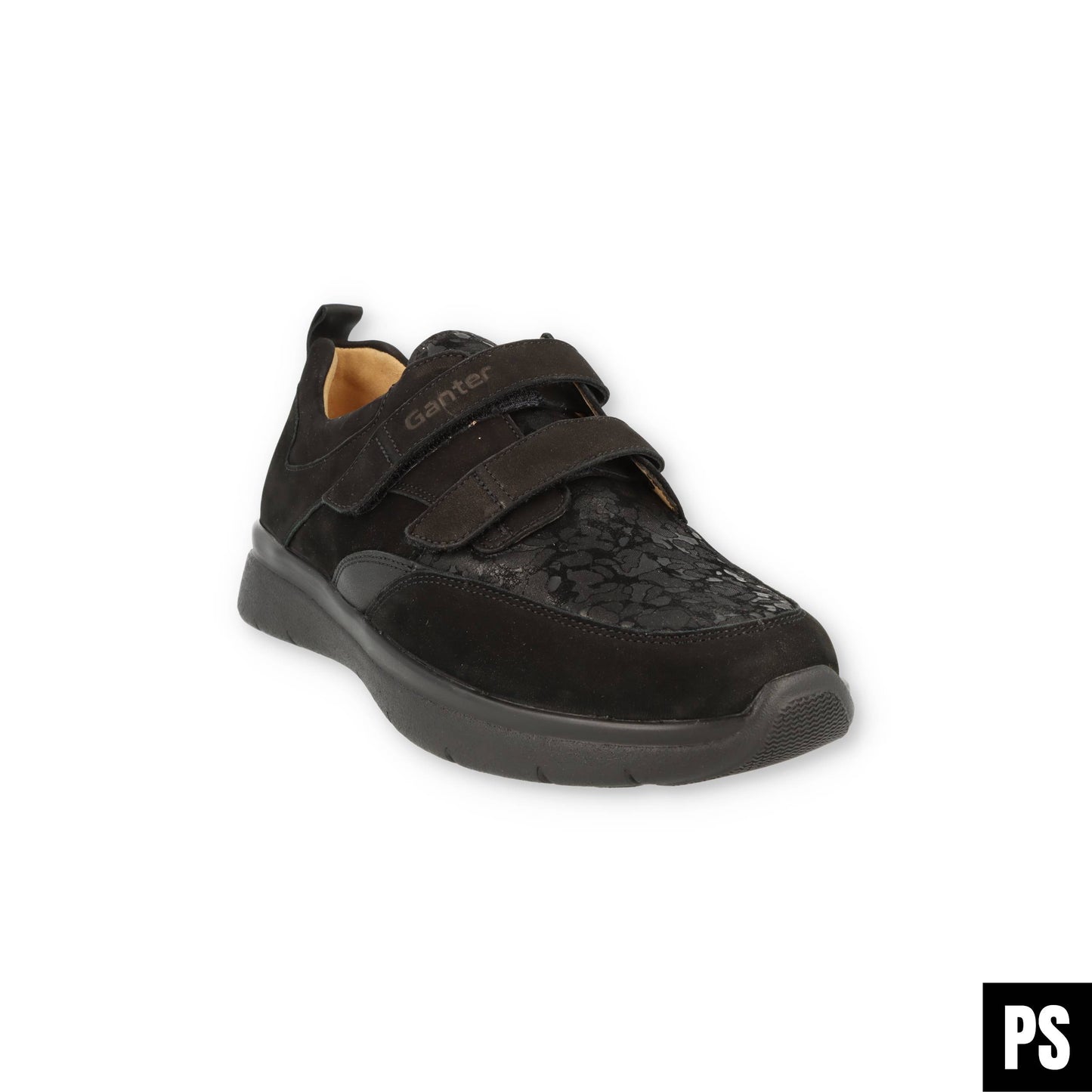Ganter Sensitiv Kira Stretch schwarz Nubuk Damenschuh Wechselfußbett