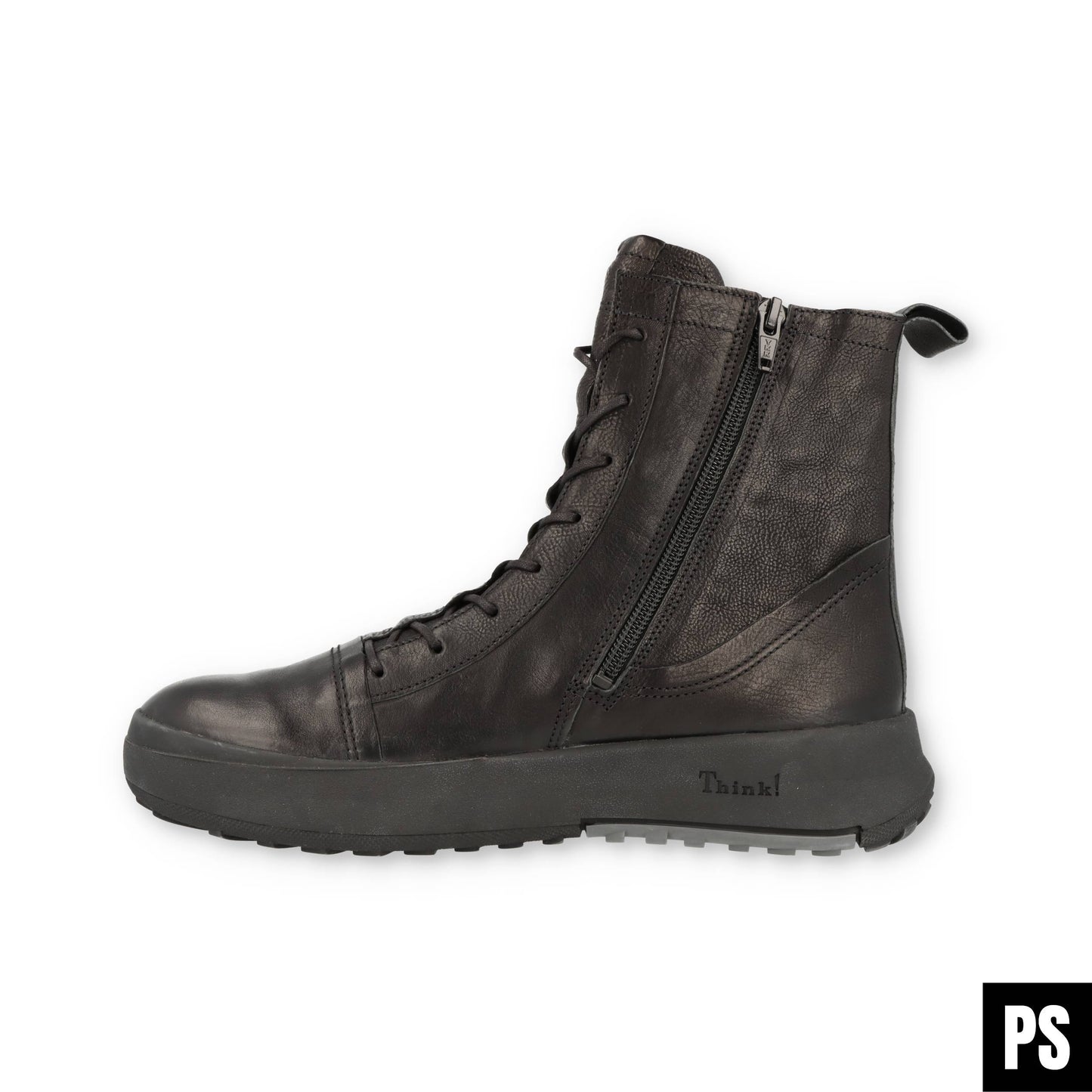 Think! Kusabi schwarz Damenschuh Weite F1/2 Stiefelette