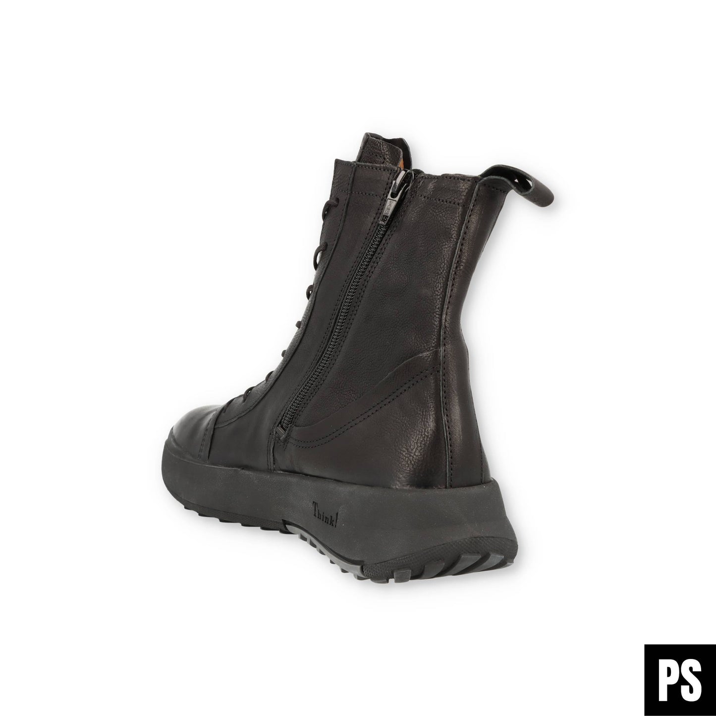 Think! Kusabi schwarz Damenschuh Weite F1/2 Stiefelette