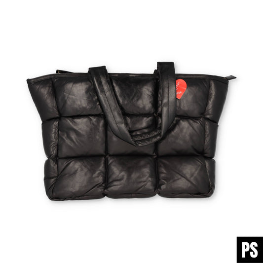 Lcoeur Handtasche groß schwarz Leder