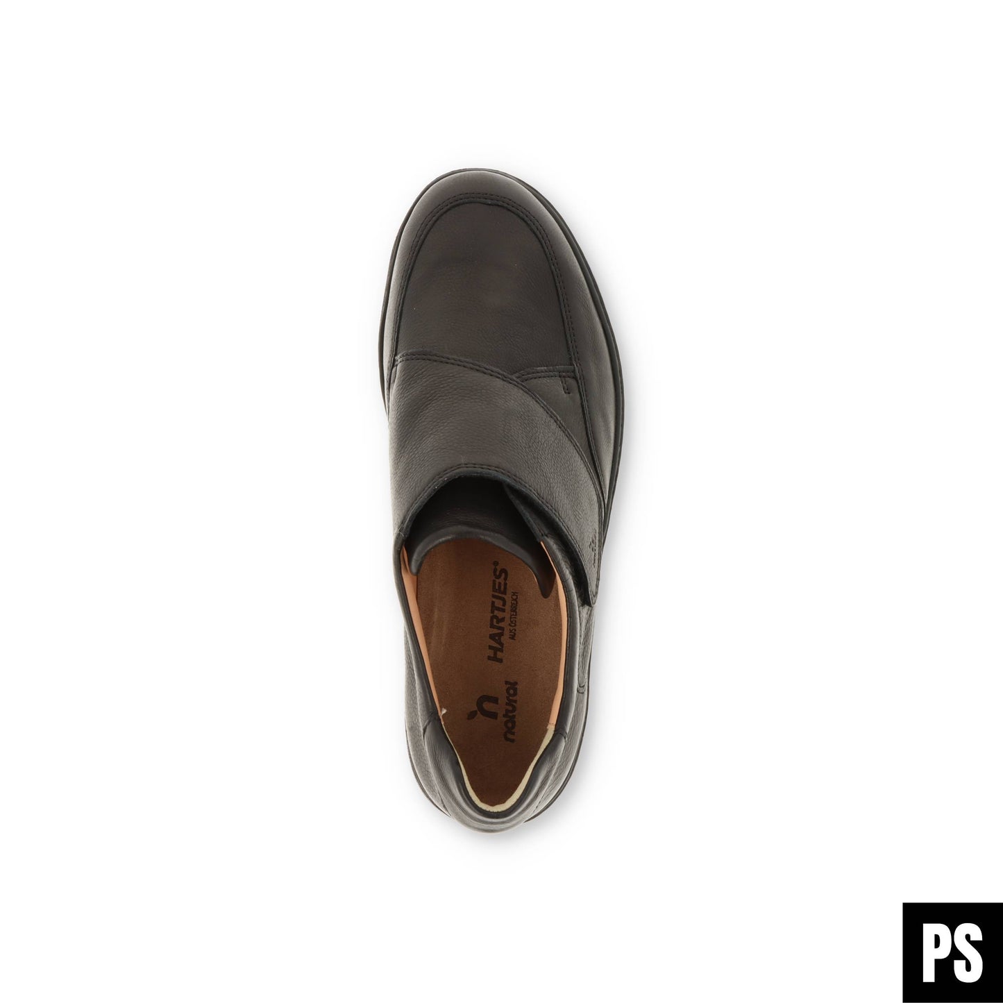 Hartjes Soul Shoe schwarz Damen Klett Wechselfußbett nachhaltig produziert