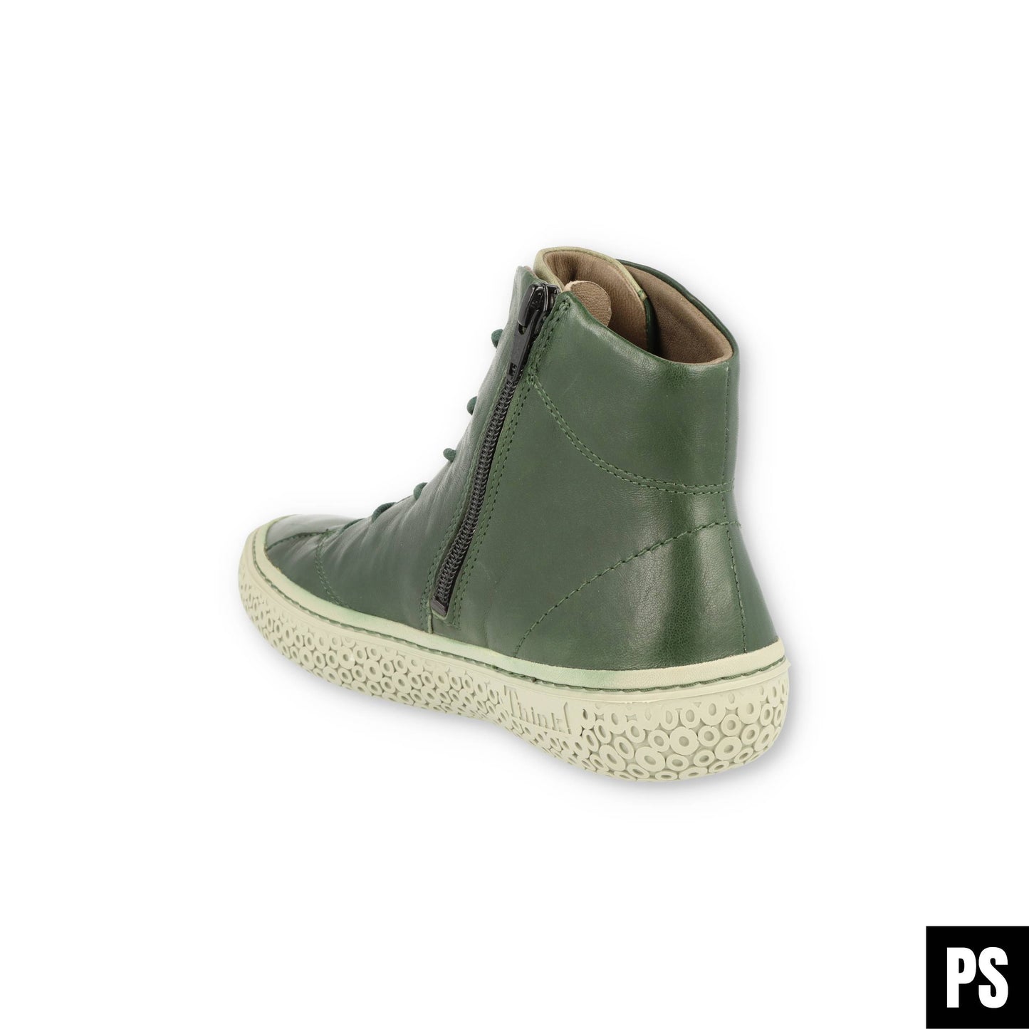 Think! Tjub Efeu grün Damenschuh Weite F1/2 Stiefelette