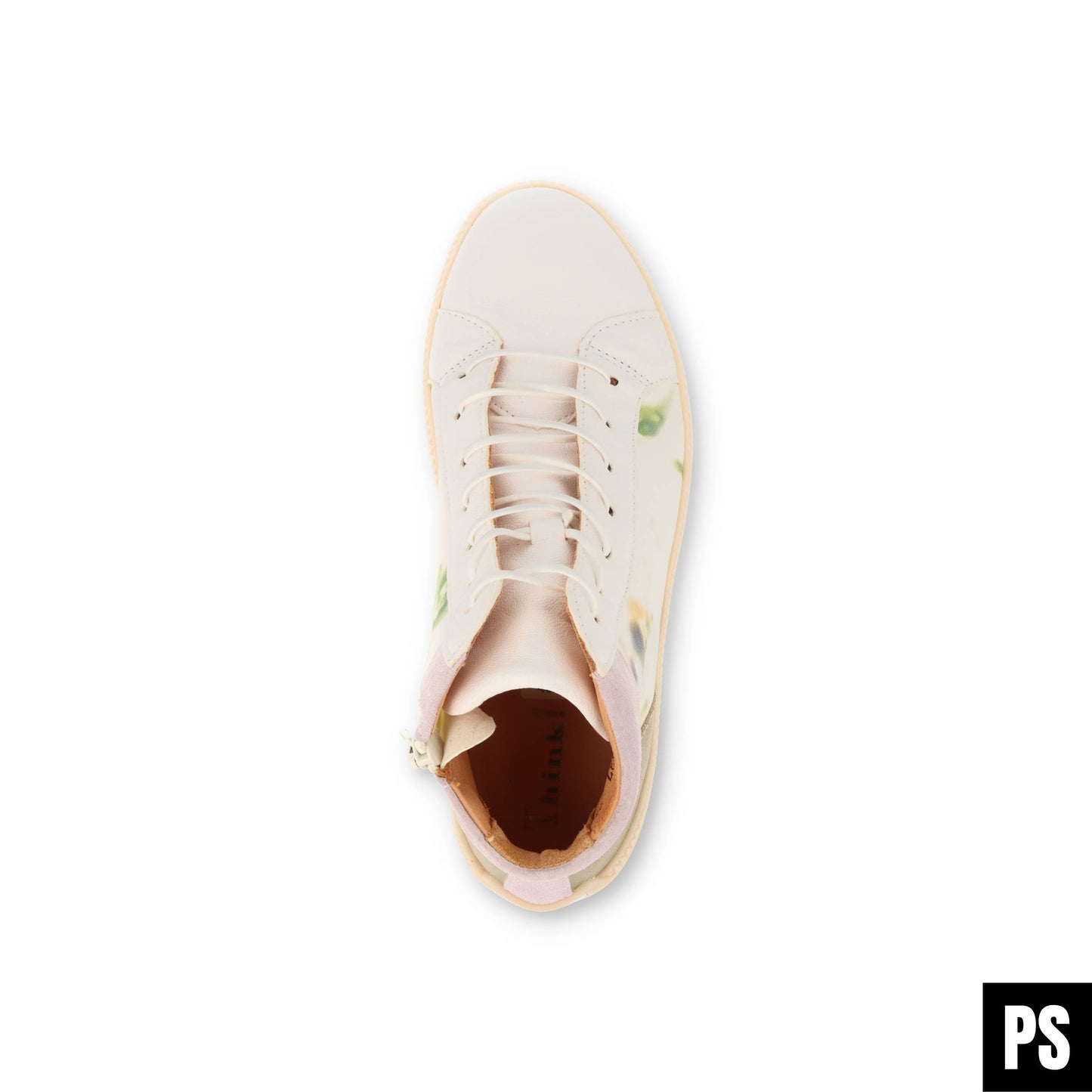 Think! Turna Bianco Kombi Damen Sneaker Stiefelette Weite F1/2