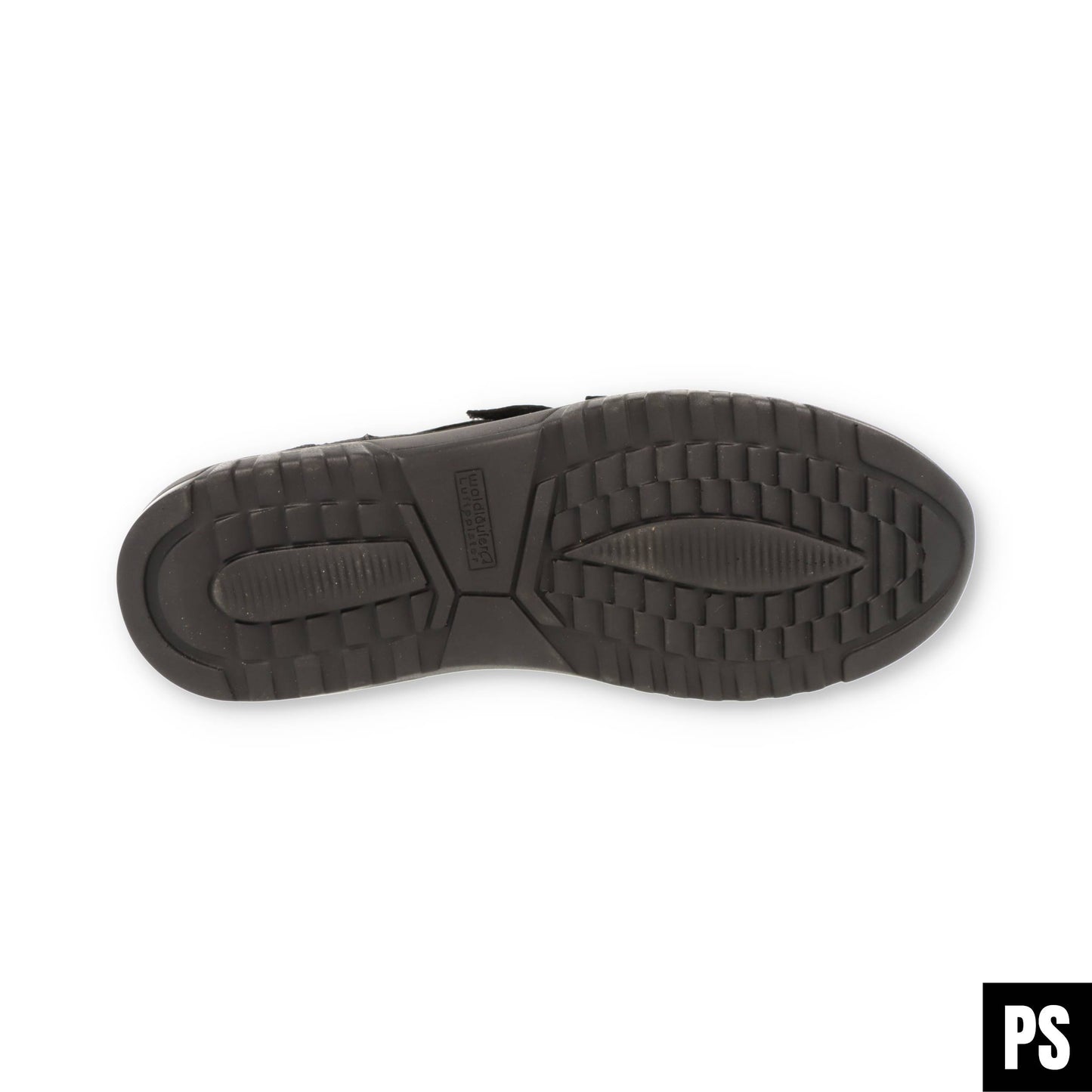 Waldläufer Klaas schwarz Stretch Herrenschuh Klettverschluss Weite K