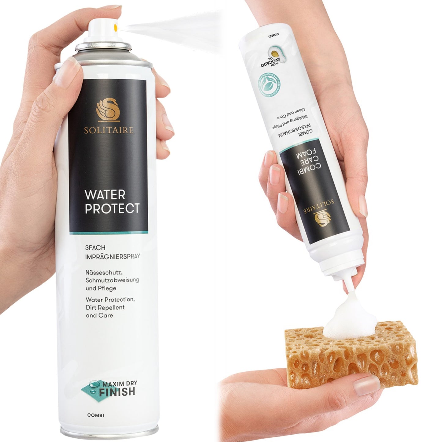 BUNDLE SET Solitaire Water Protect 400ml & Combi Care Foam