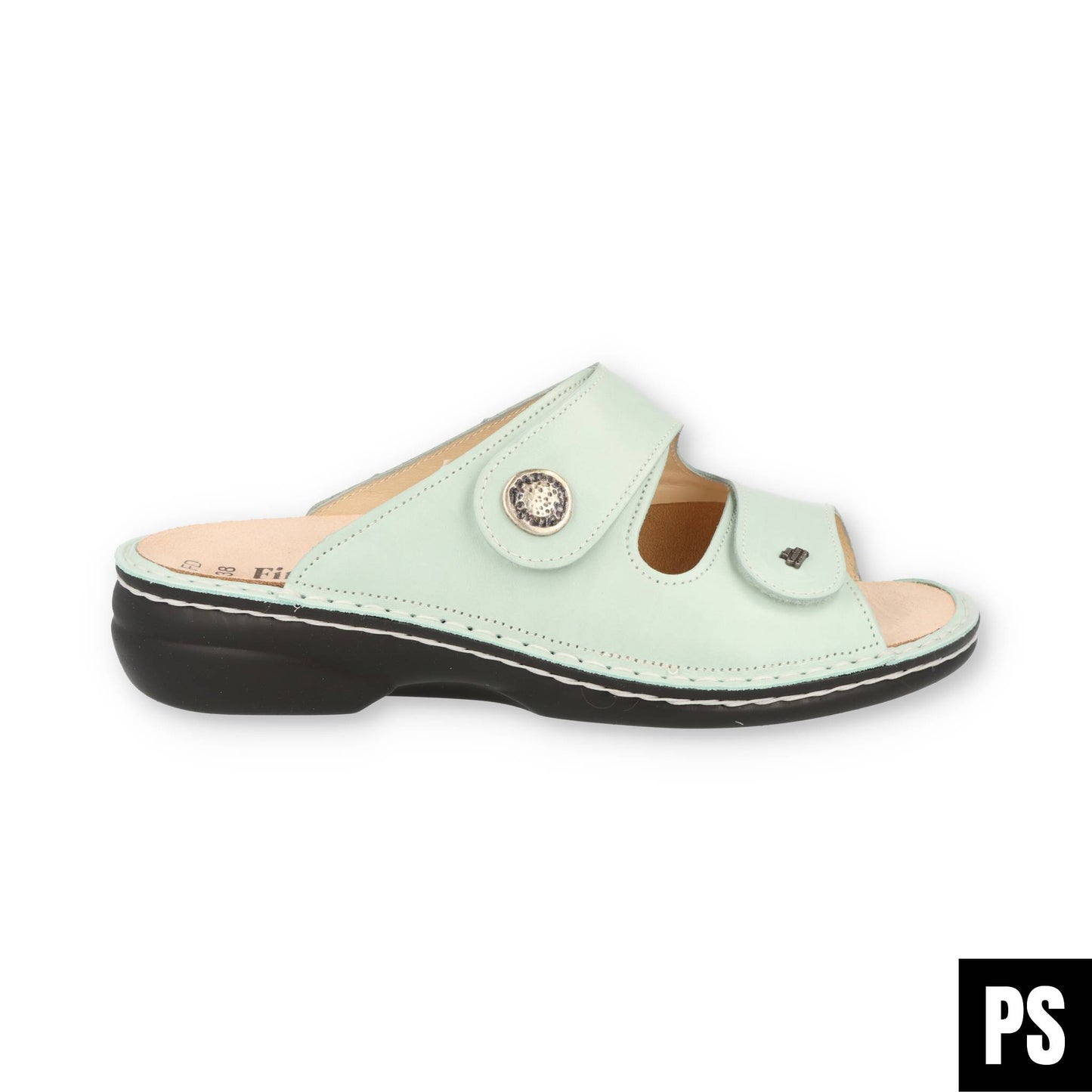 Finn Comfort Zeno Poncho Stretch Mint Icegreen Damen Pantolette