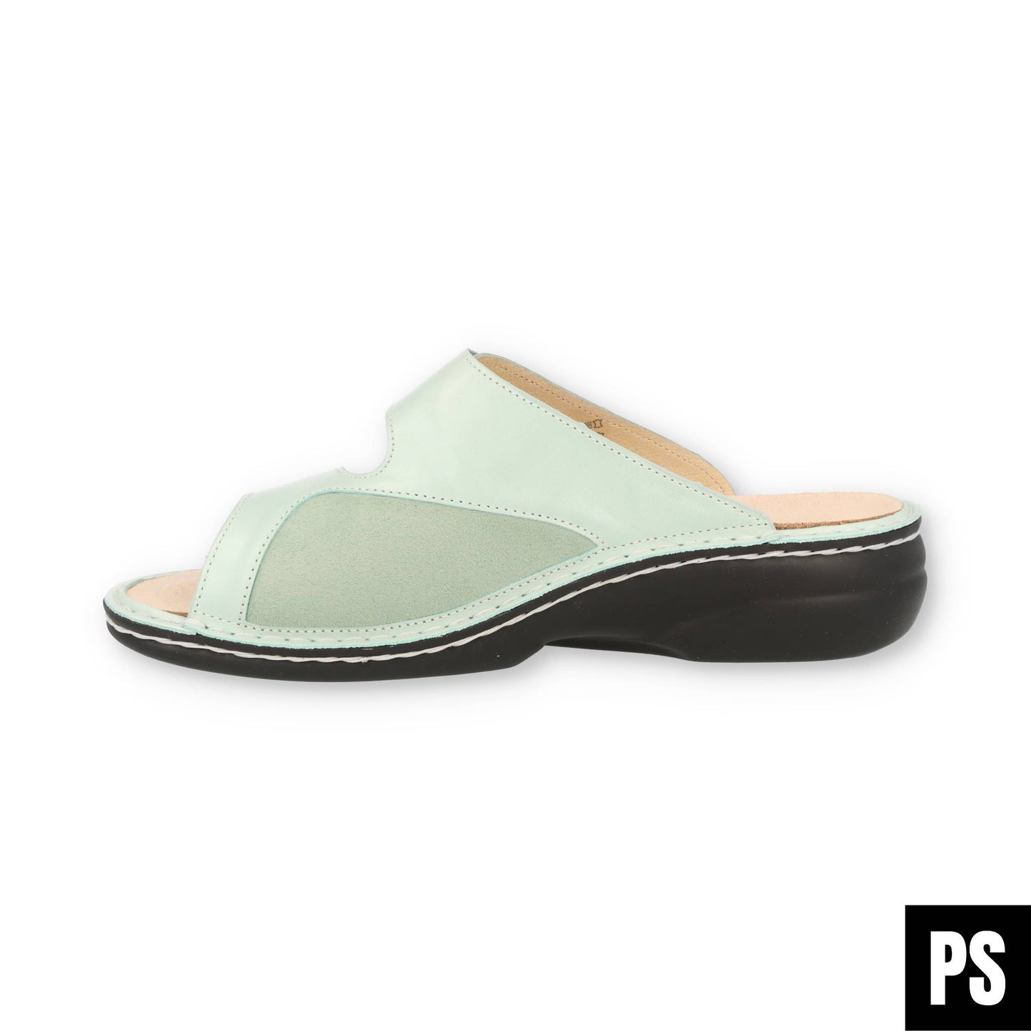 Finn Comfort Zeno Poncho Stretch Mint Icegreen Damen Pantolette