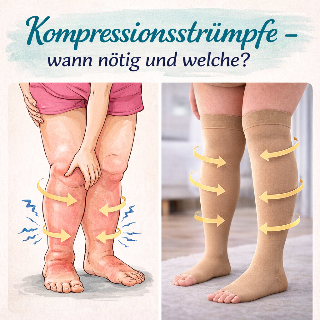 Kompressionsstrümpfe bei CVI, Lipödem und Lymphödem: Unterschiede einfach erklärt