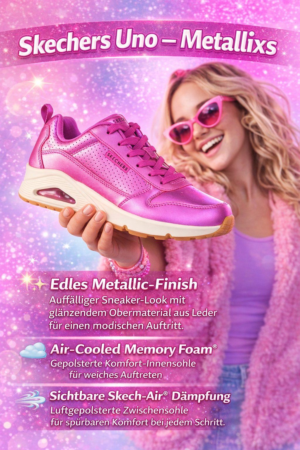 SNEAKER - Uno Metallix