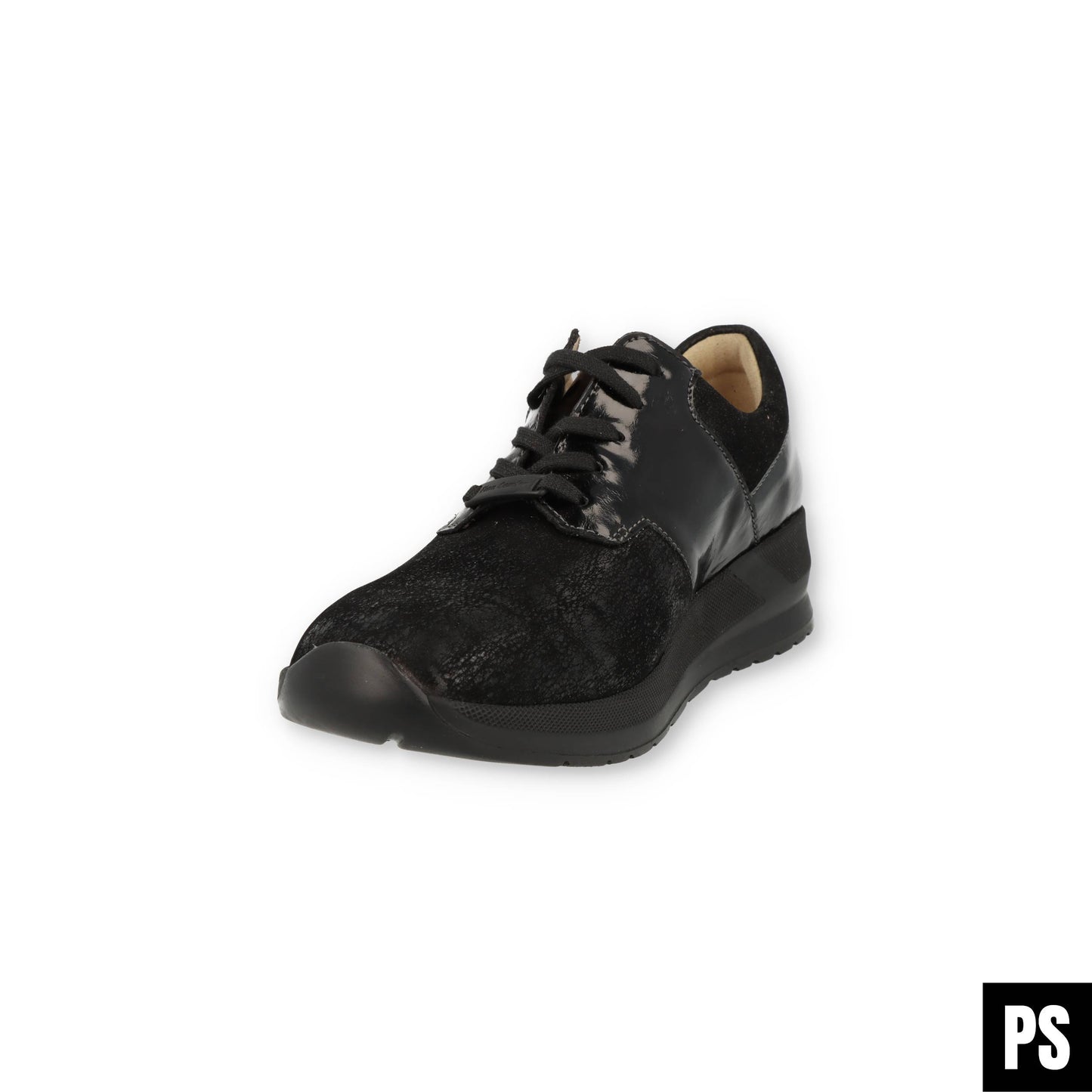 Finn Comfort Caino Stretch Schwarz Damen Halbschuh