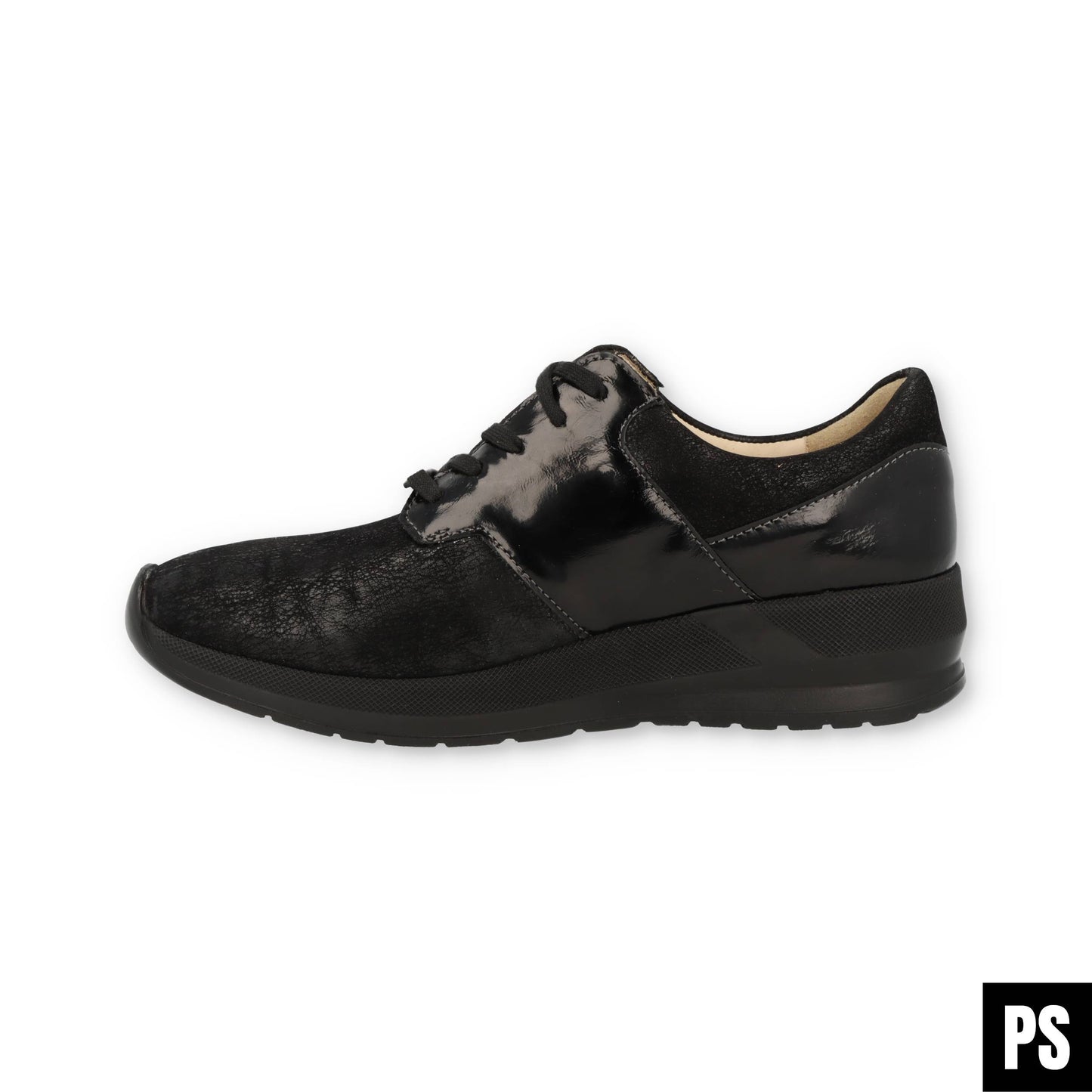 Finn Comfort Caino Stretch Schwarz Damen Halbschuh