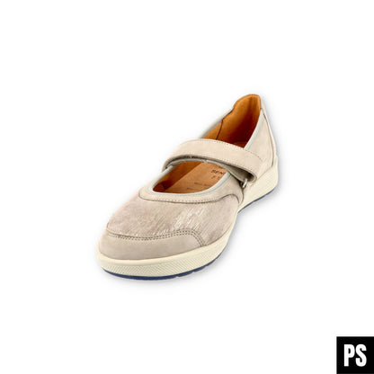 Ganter Klara lightgrey Nubuck Stretch Sensitiv Damenschuh