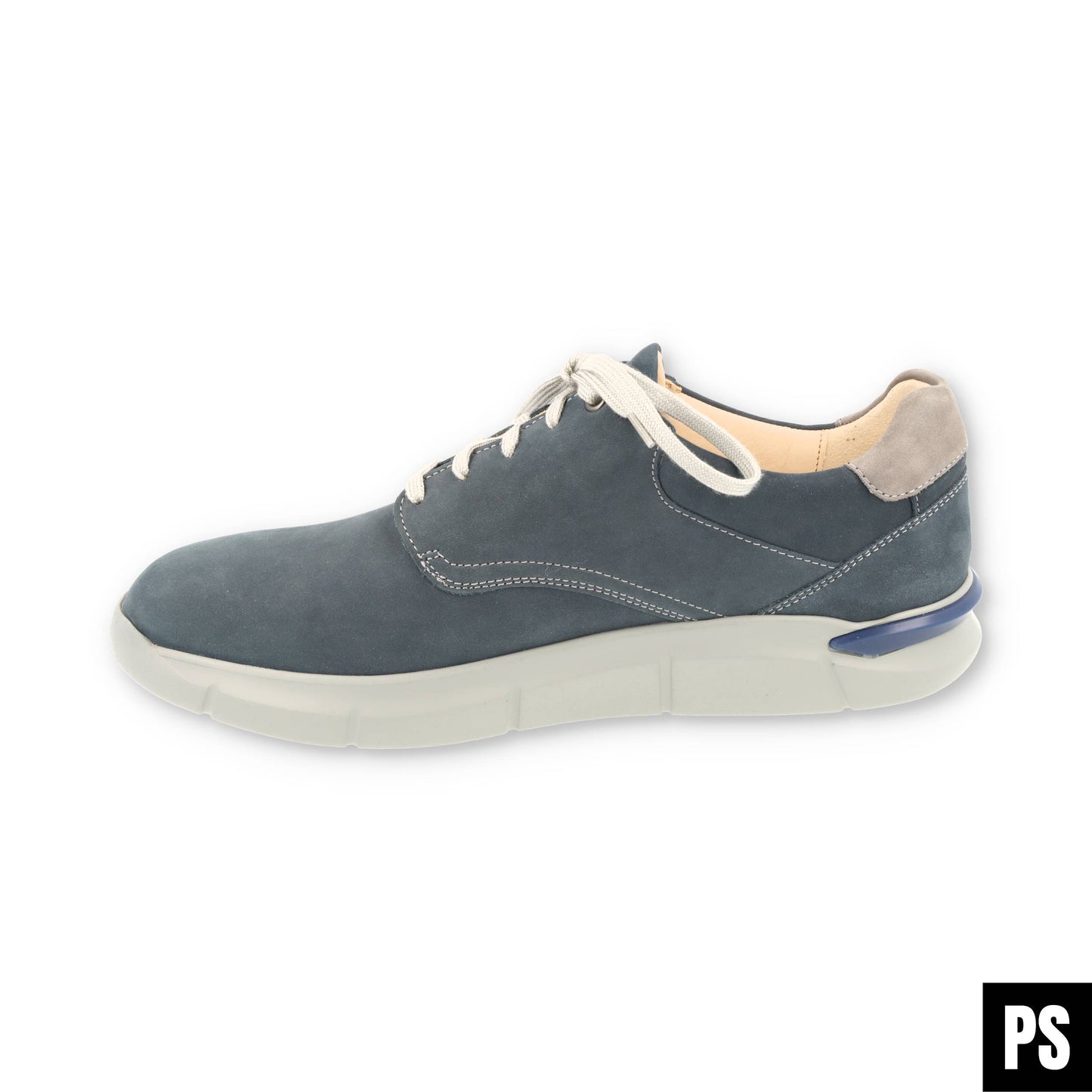 Ganter Georg blau Nubuk Herrenschuh Leichtlauf Sohle