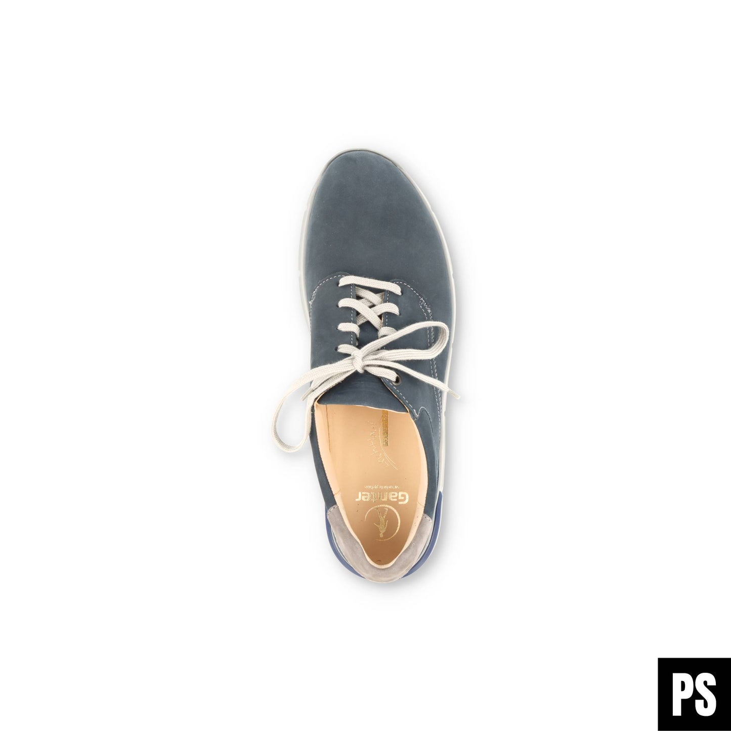 Ganter Georg blau Nubuk Herrenschuh Leichtlauf Sohle