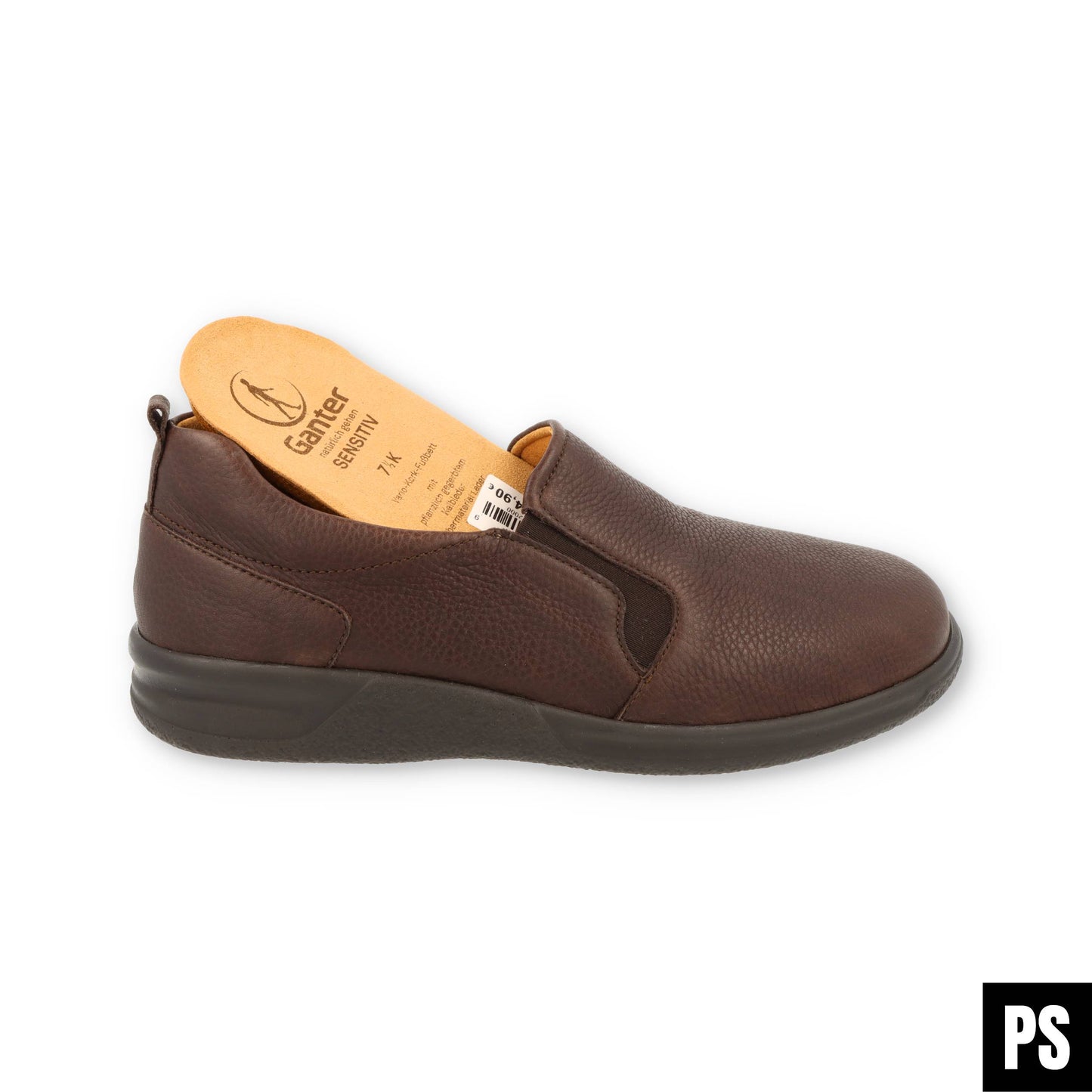 Ganter Kurt Sensitiv braun Herrenschuh Slipper Weite K