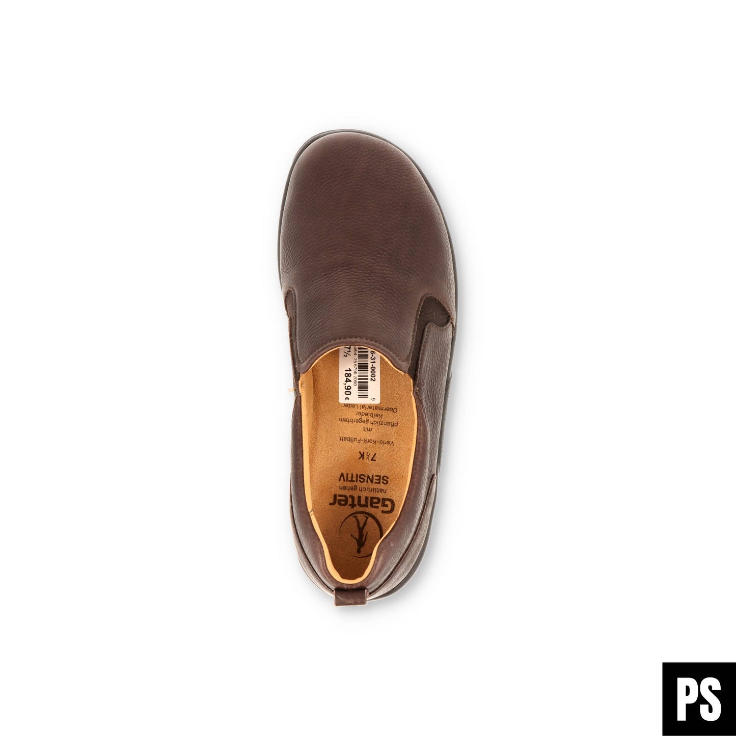 Ganter Kurt Sensitiv braun Herrenschuh Slipper Weite K