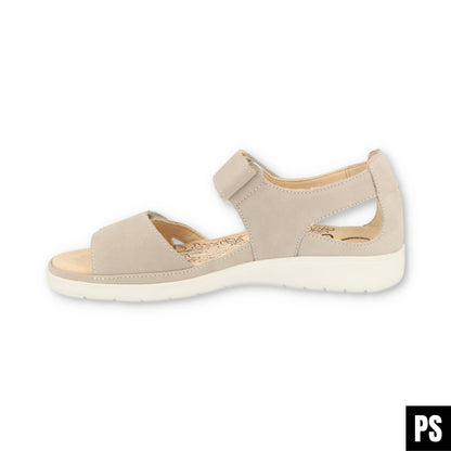 Ganter Gina lightgrey hellgrau Damen Sandalette Wechselfußbett
