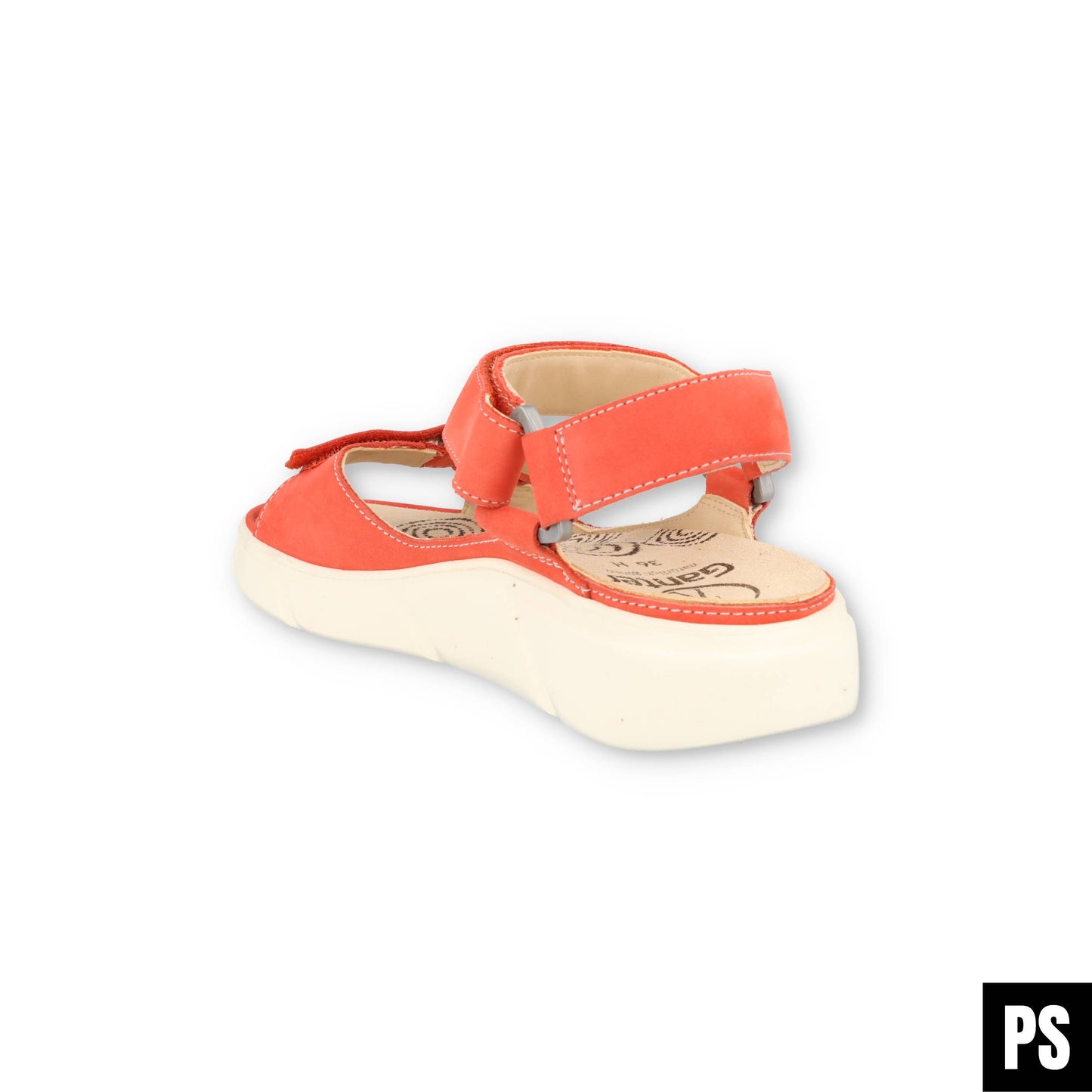 Ganter Halina coral rot Damen Sandalette Wechselfußbett