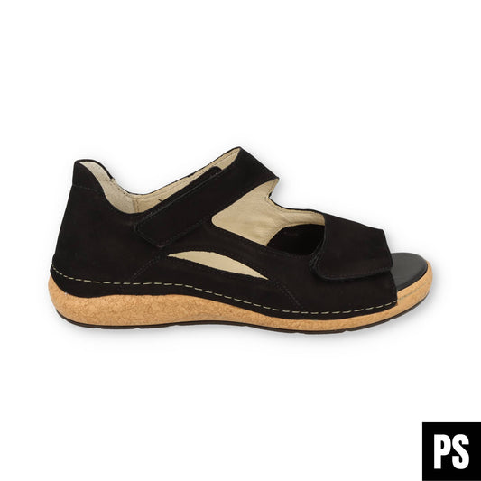 SANDALETTE STRETCH BREITE FÜSSE-Heliett