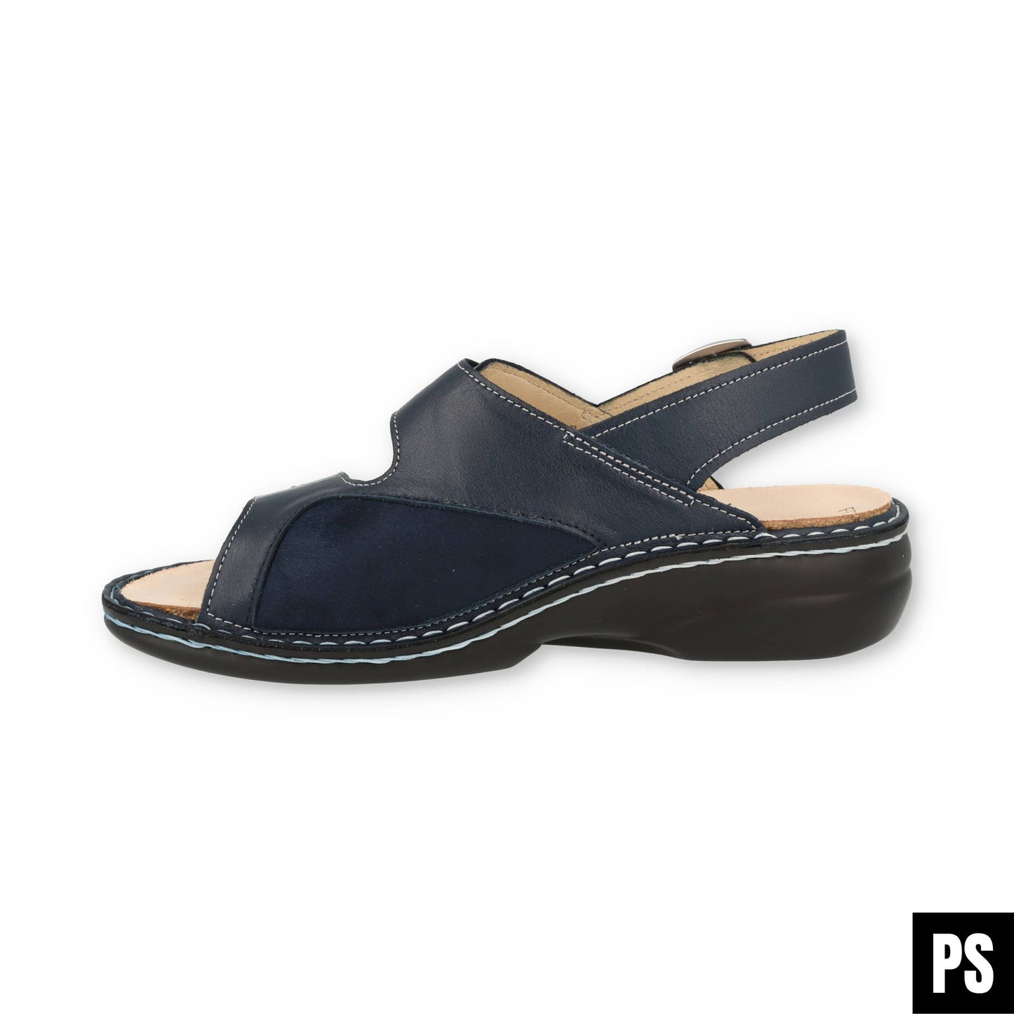 Finn Comfort Isera Stretch Blue Damen Sandalette