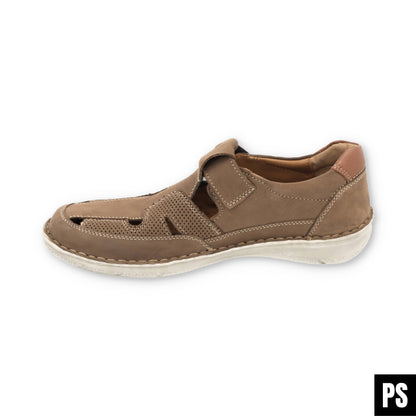 Josef Seibel Anvers 81 grau Herrenschuh Klett Weite K