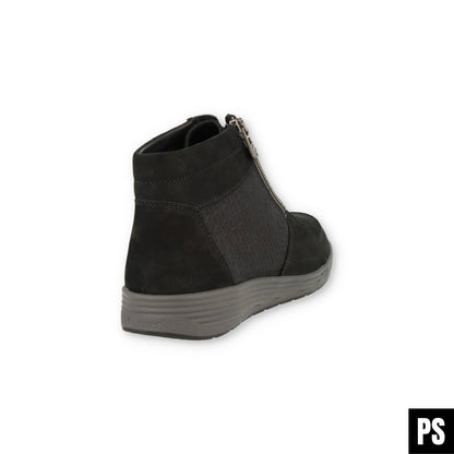 Ganter Sensitive Klara schwarz Softnubuk Damen Stiefelette