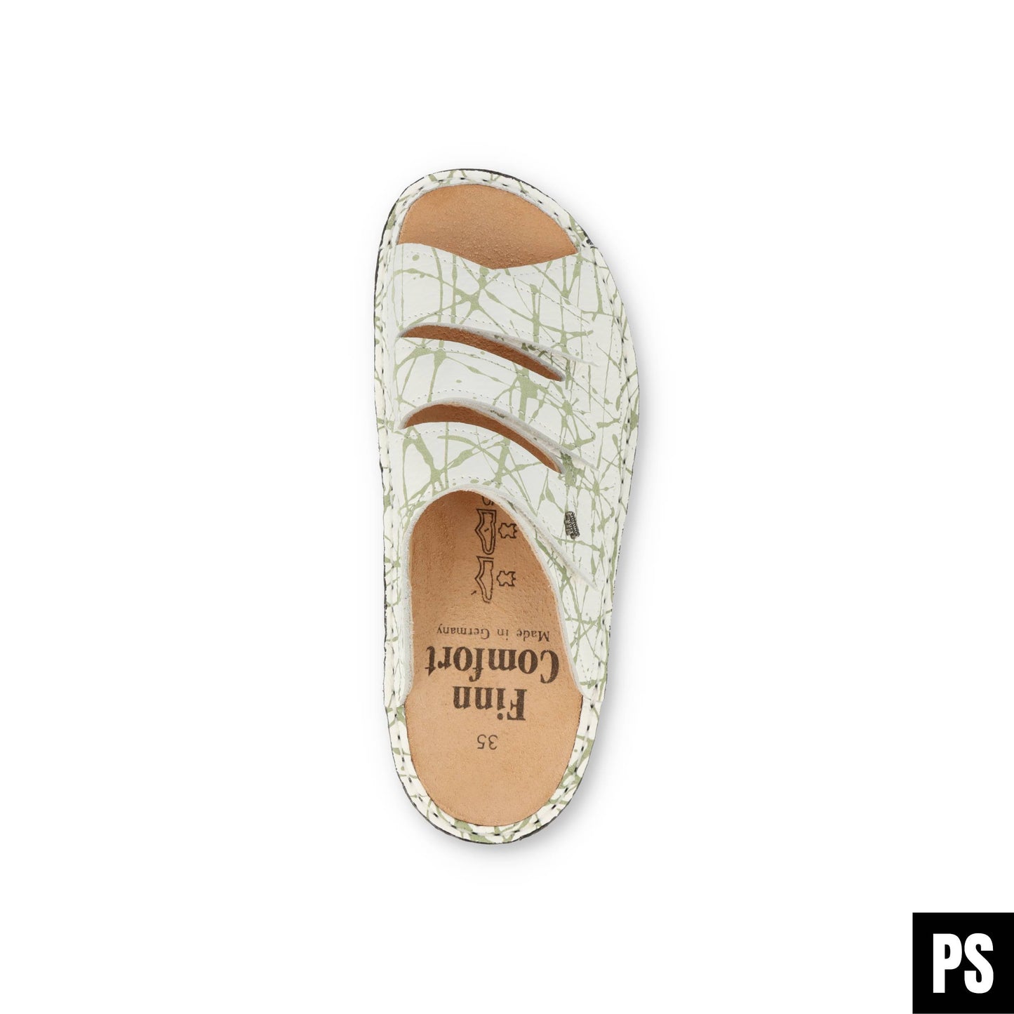 Finn Comfort Korfu Rizzo Nature Damen Pantolette Hausschuh