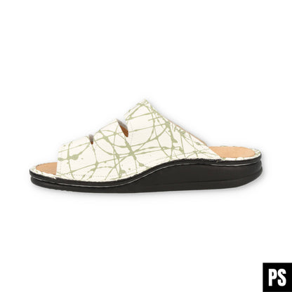 Finn Comfort Korfu Rizzo Nature Damen Pantolette Hausschuh