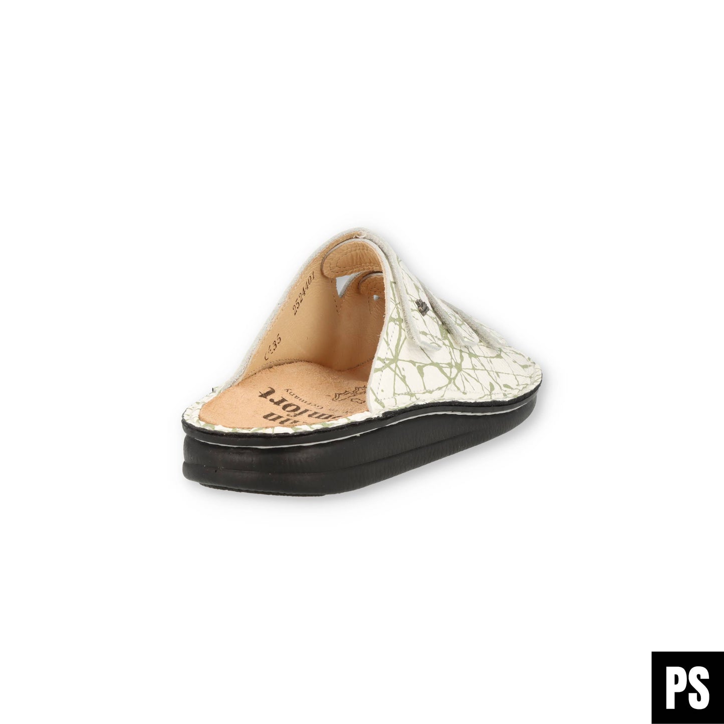 Finn Comfort Korfu Rizzo Nature Damen Pantolette Hausschuh