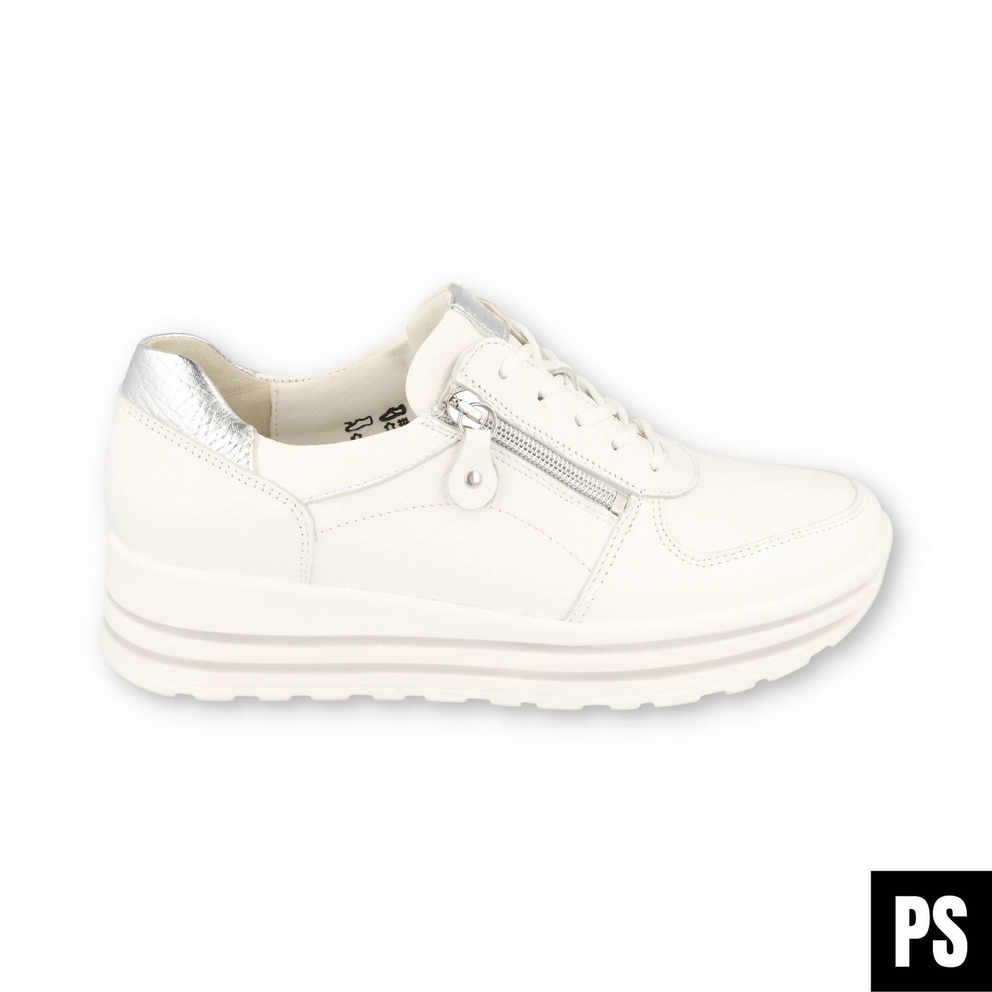SNEAKER HIRSCHLEDER REISSVERSCHLUSS - Lana