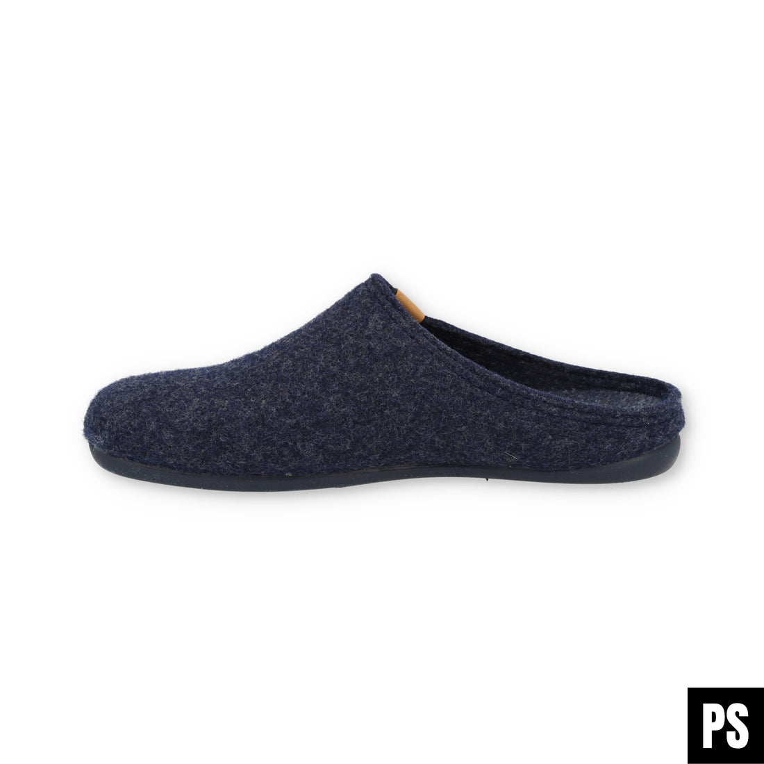 Damen Hausschuh Hüttenschuh Aus Filz, Grau, Mit Wechselfußbett & Gummisohle