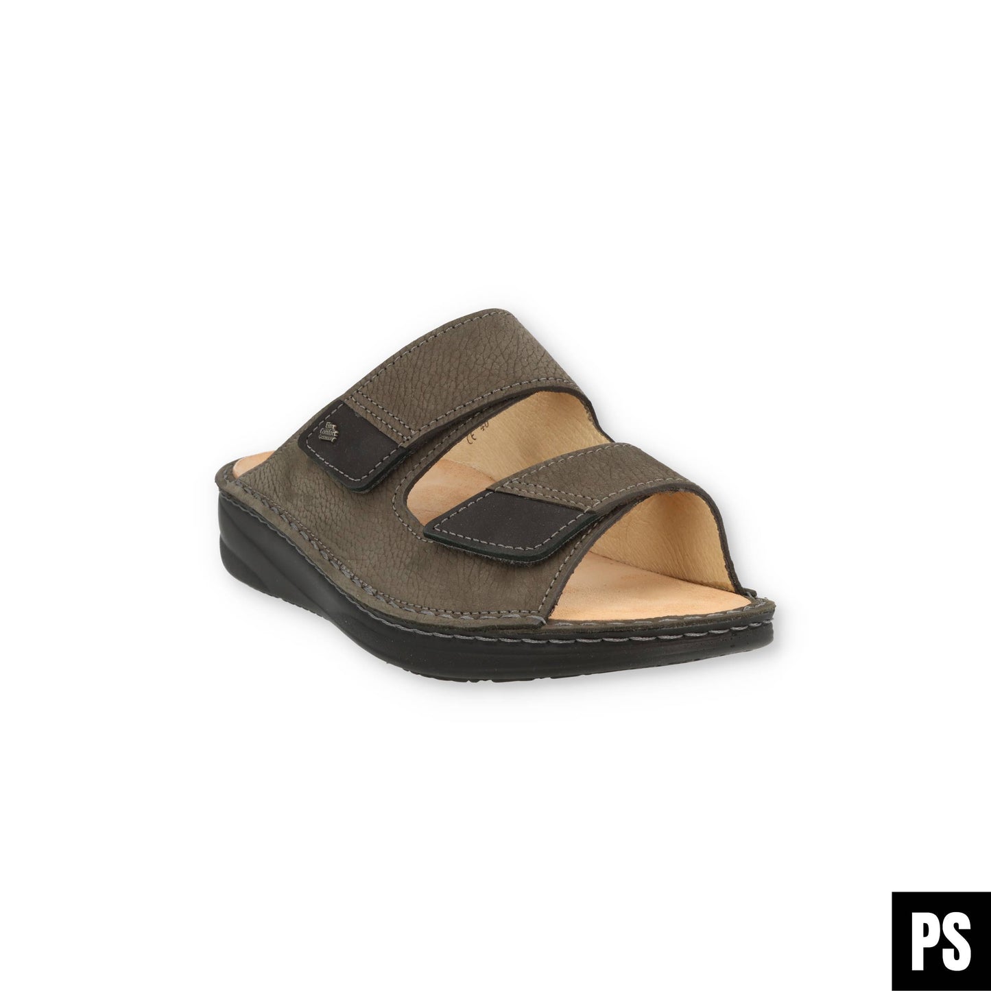 Finn Comfort Psara Grey Schwarz Herren Pantolette