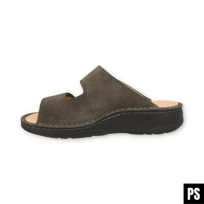 Finn Comfort Psara Grey Schwarz Herren Pantolette