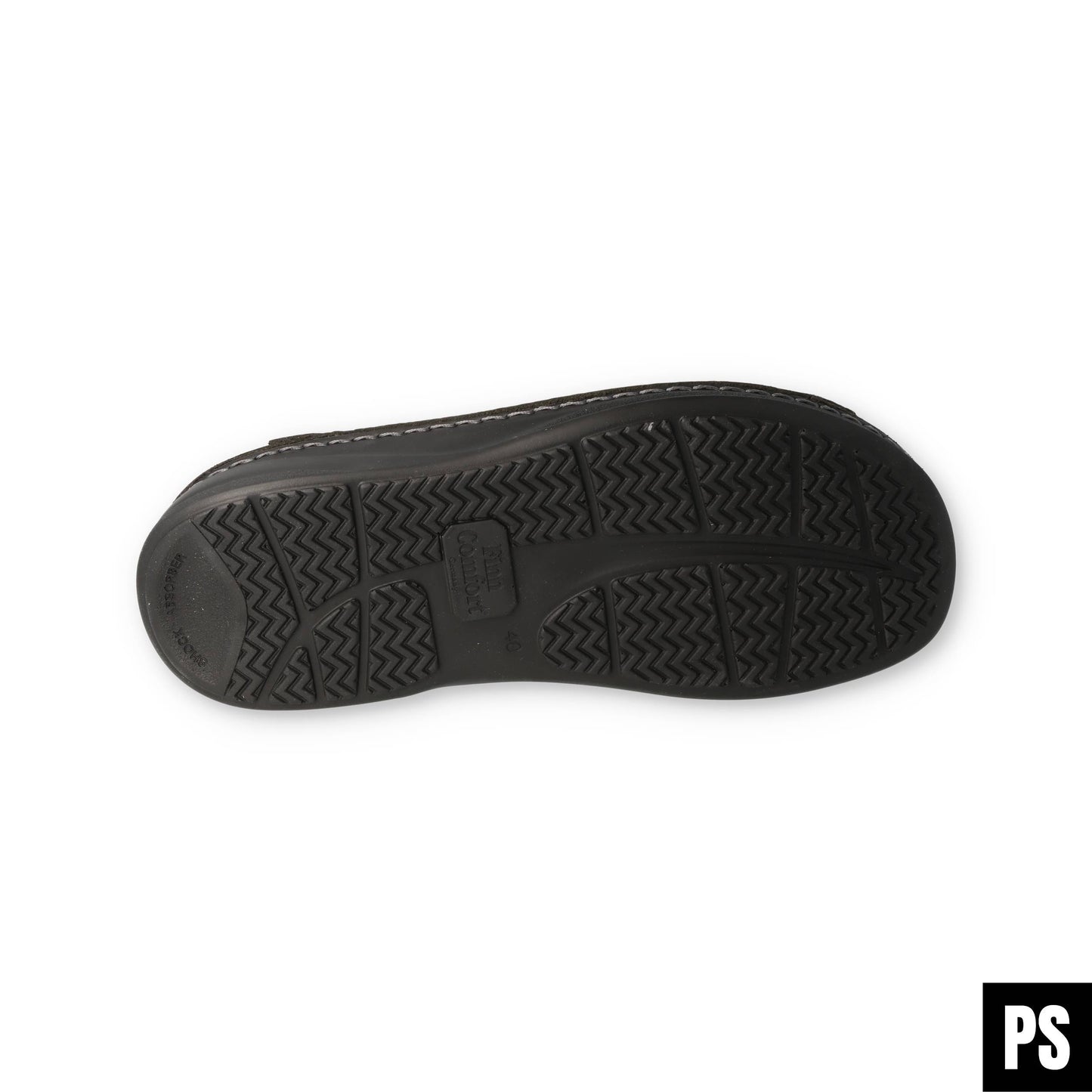 Finn Comfort Psara Grey Schwarz Herren Pantolette