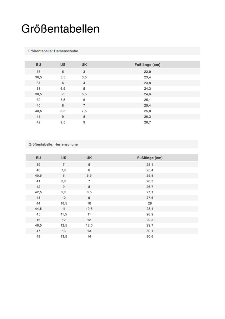 größe 5 5 schuhe entspricht