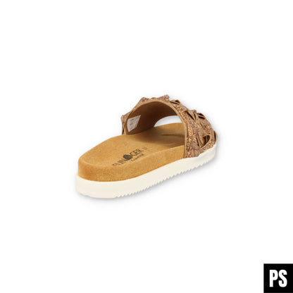 Haflinger Summer Slides Kreta Pantolette corkmulti Henna vegan