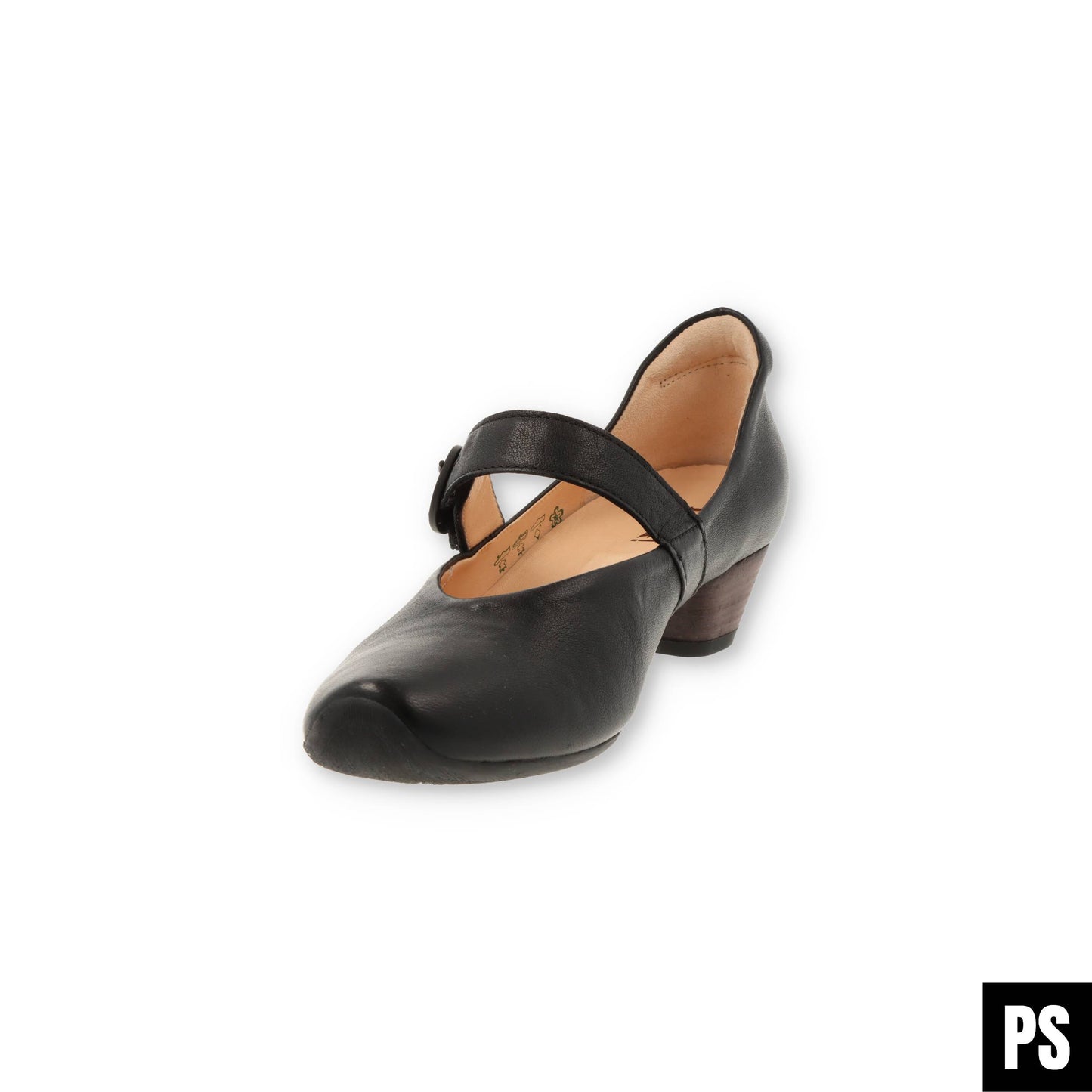 Think! Aida schwarz Damenschuh Weite F1/2 Pumps Ballerina