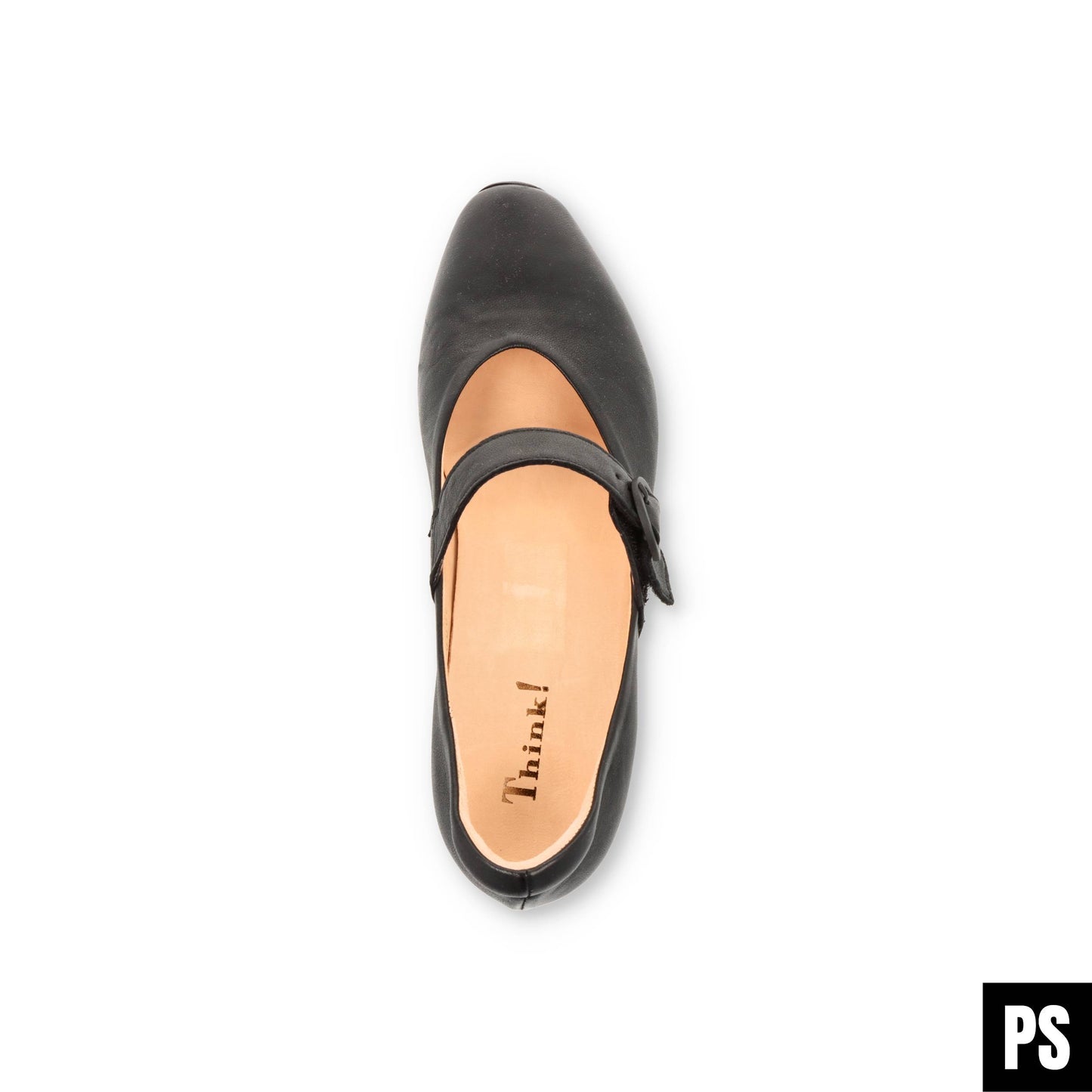 Think! Aida schwarz Damenschuh Weite F1/2 Pumps Ballerina