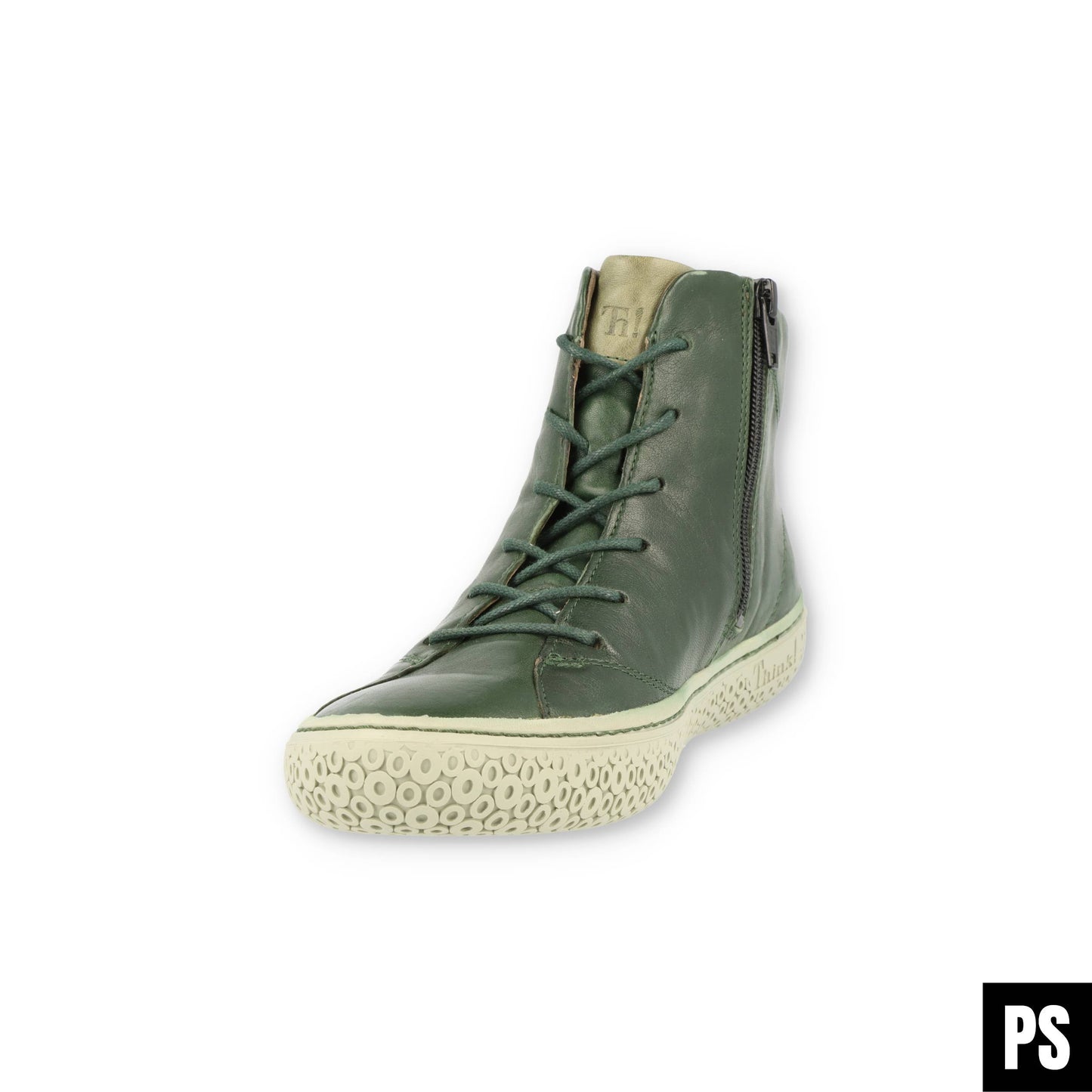 Think! Tjub Efeu grün Damenschuh Weite F1/2 Stiefelette