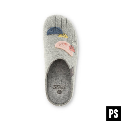 HAUSSCHUH PANTOFFEL - GRIS 11