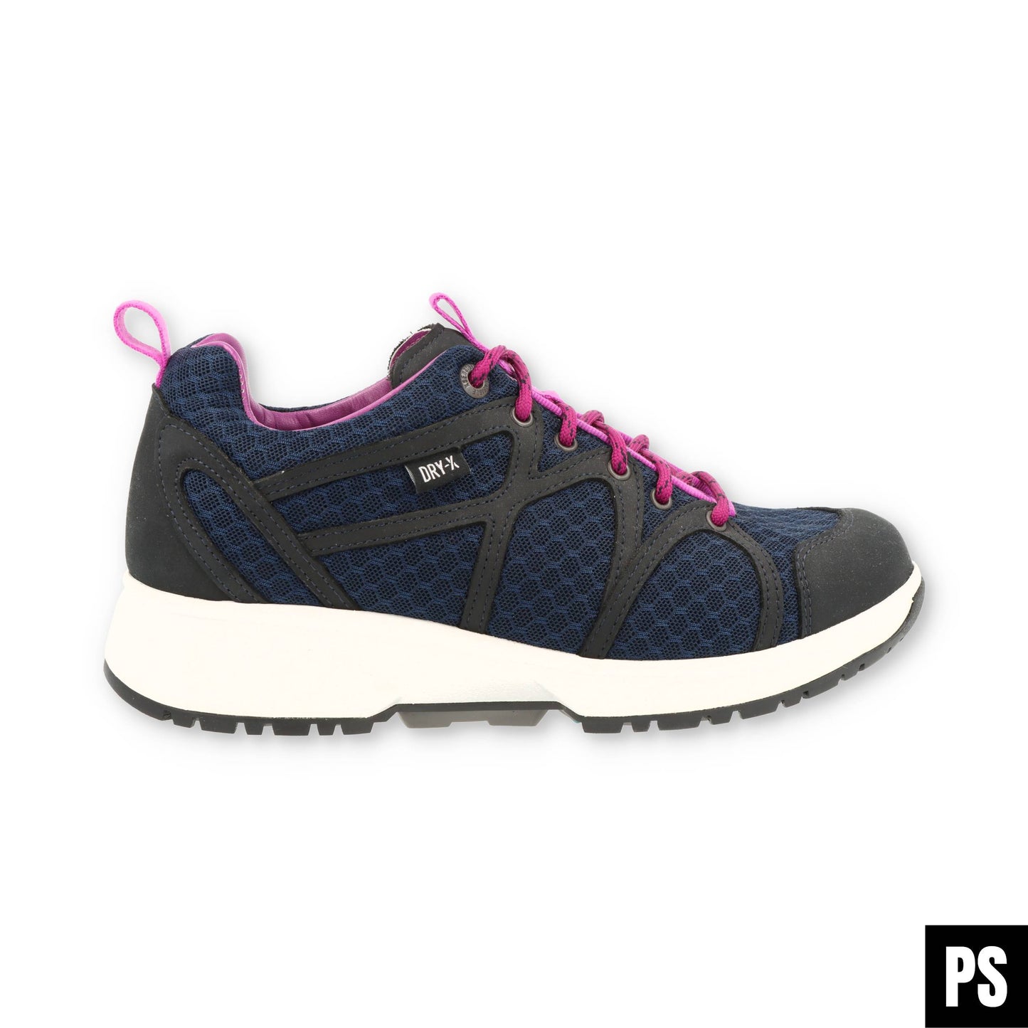Xsensible Stockholm Women Navy lila Hiking Walking Outdoor Damenschuh Gesunder Rücken Schuh